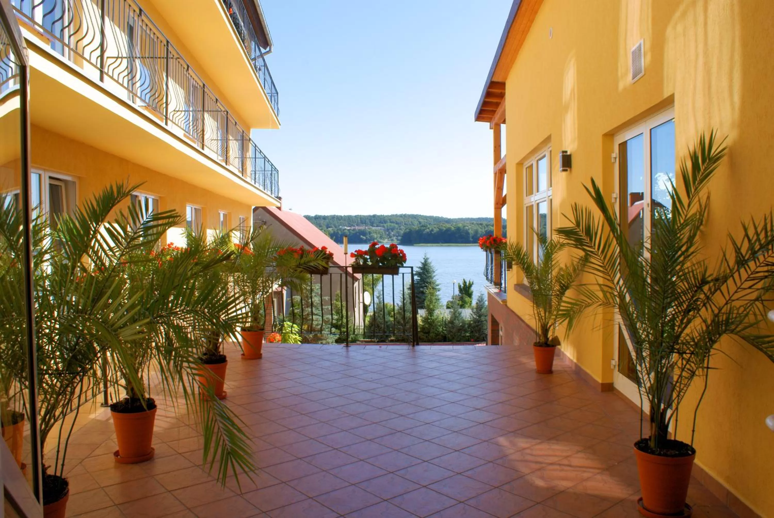 Lake view in Hotel Huszcza