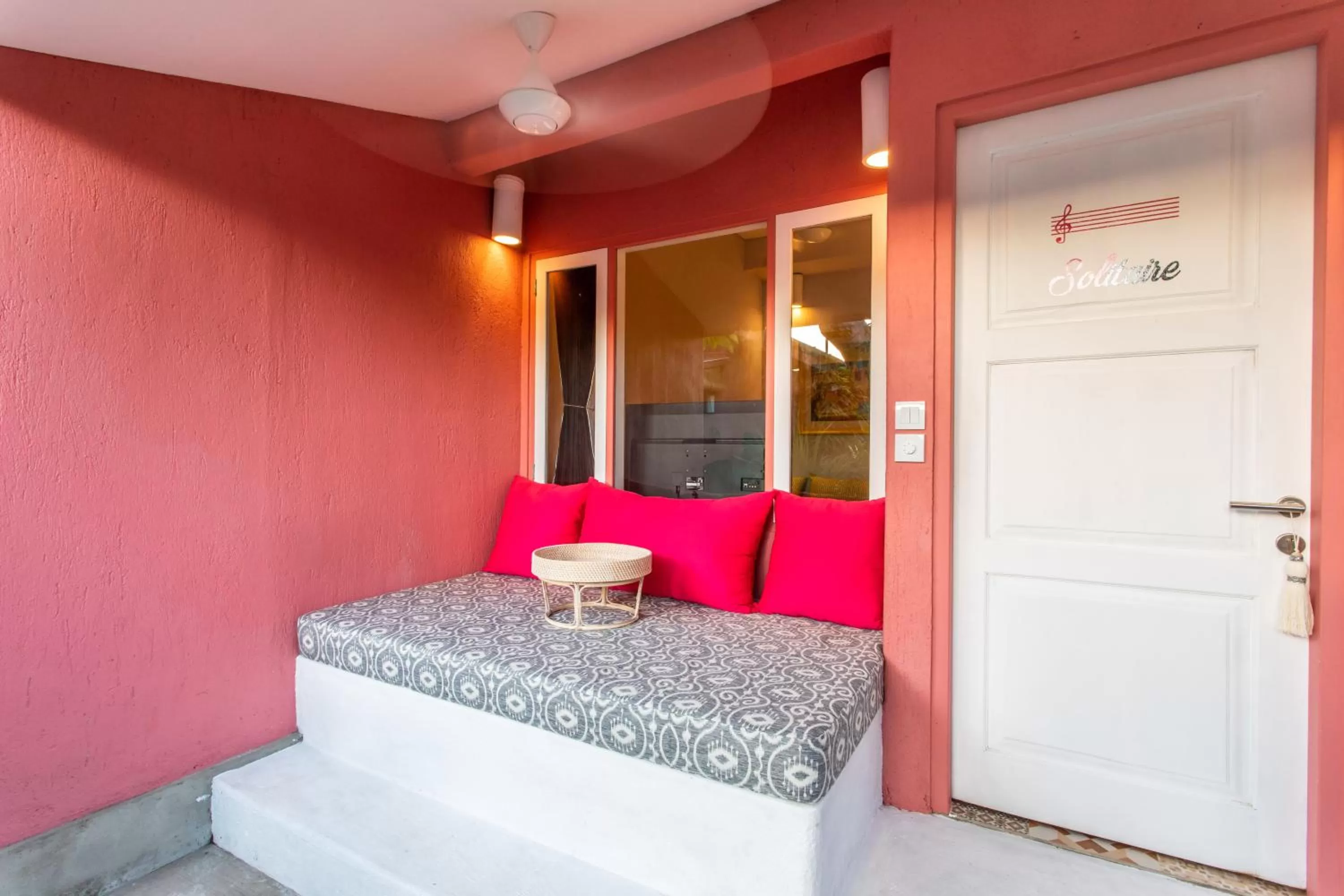 Balcony/Terrace in PinkPrivate Sanur - for Cool Adults Only