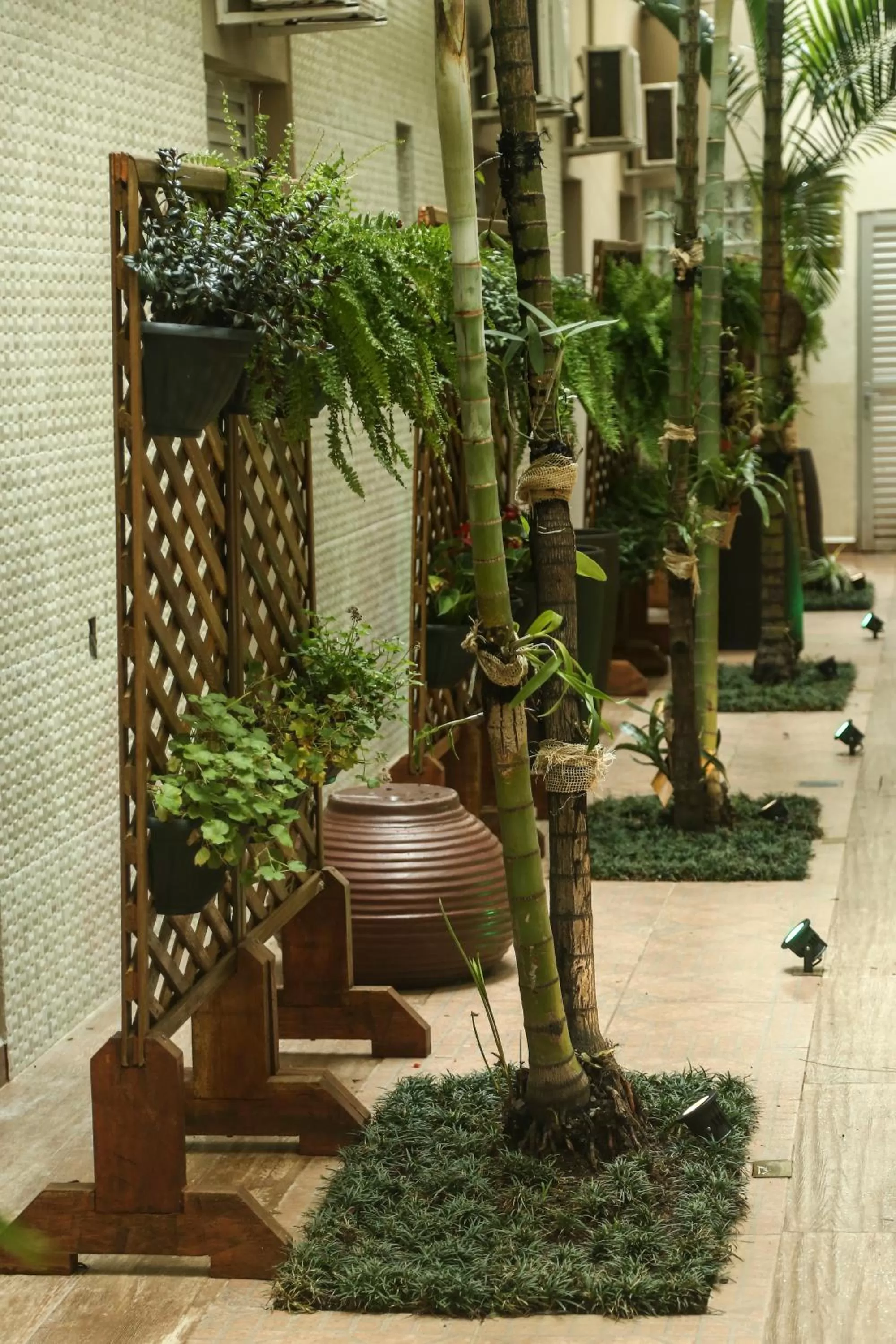 Garden view in Hotel Santo Graal