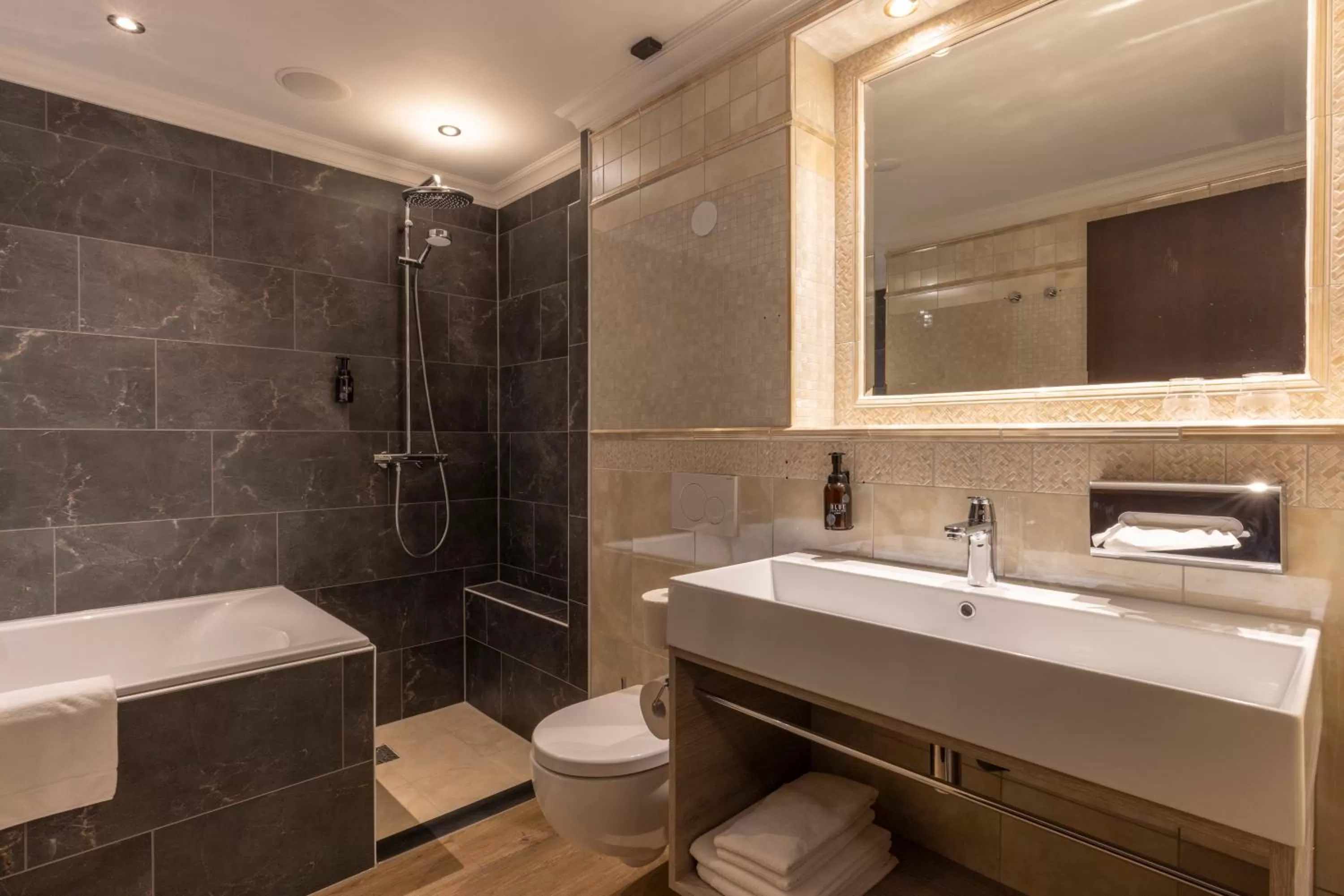 Bathroom in Fletcher Familiehotel De Hunzebergen