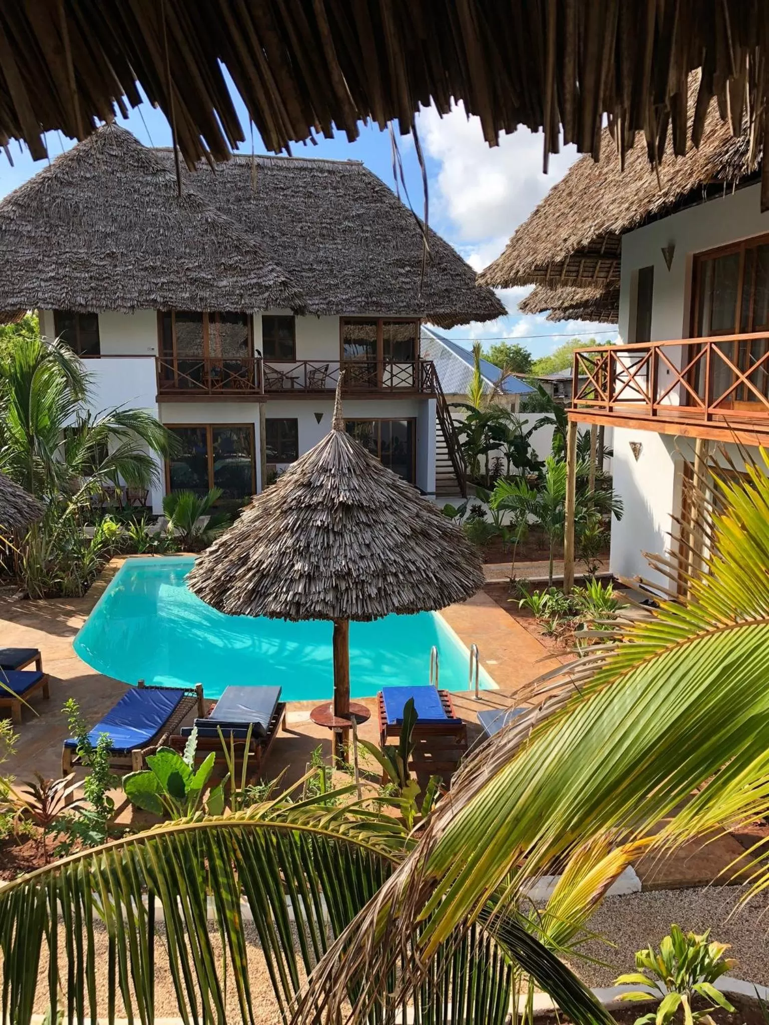 Bird's eye view, Pool View in Aluna Nungwi