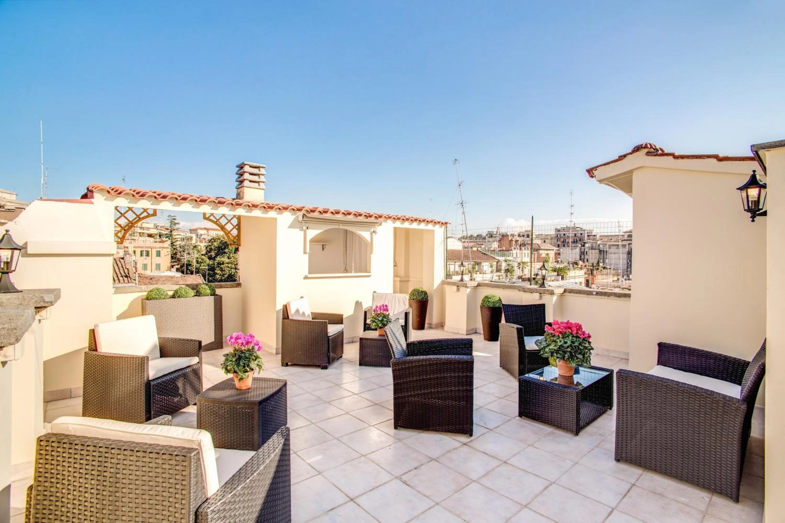 Balcony/Terrace in Hotel Anfiteatro Flavio