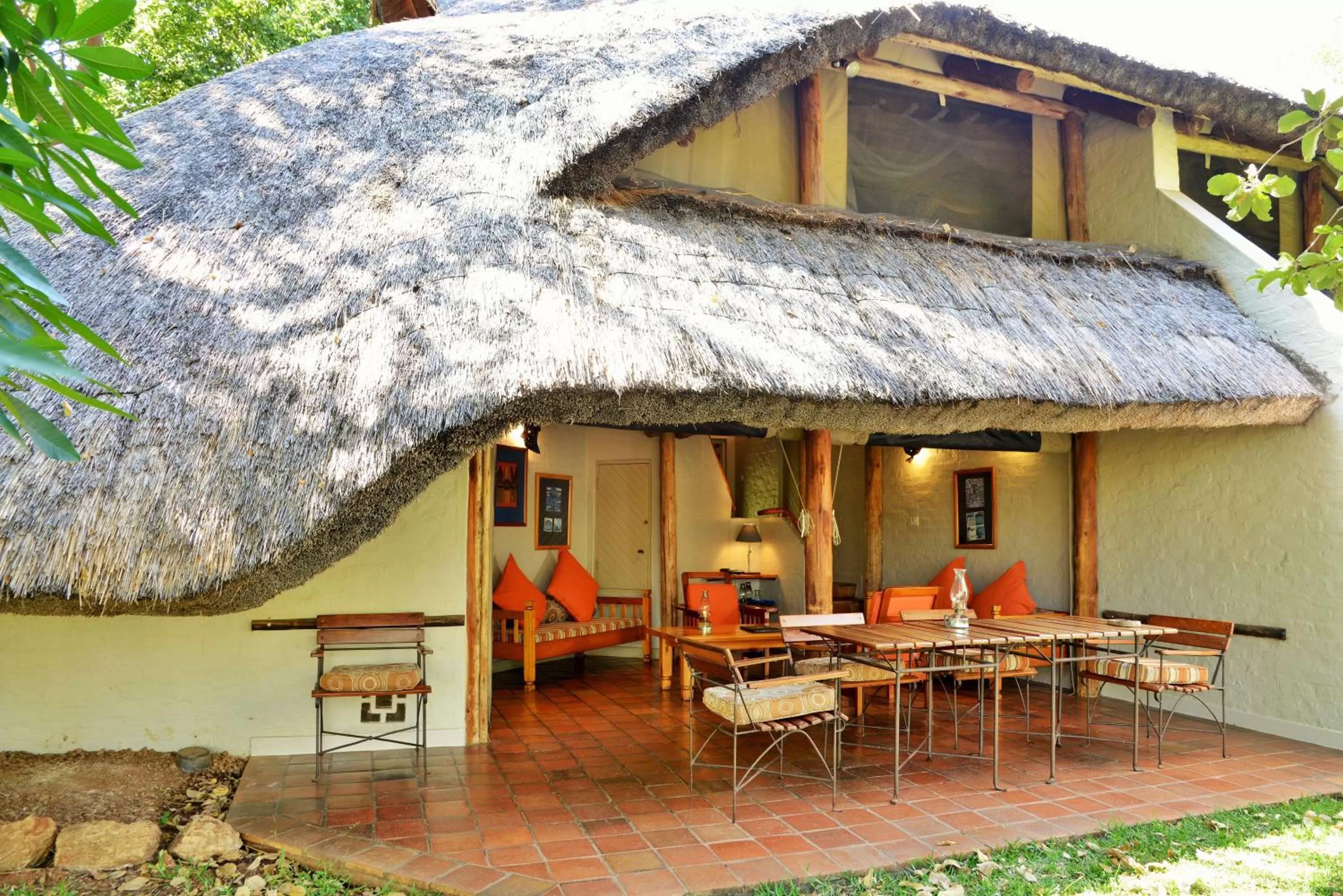 Patio in Lokuthula Lodges