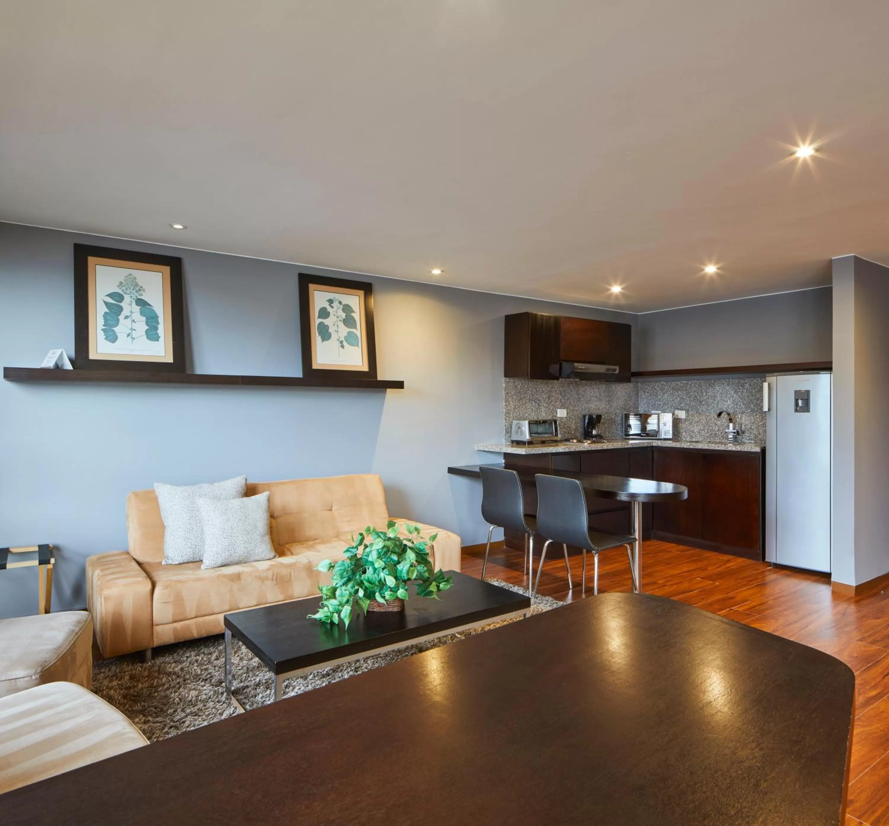 Living room in Nico Apartasuites