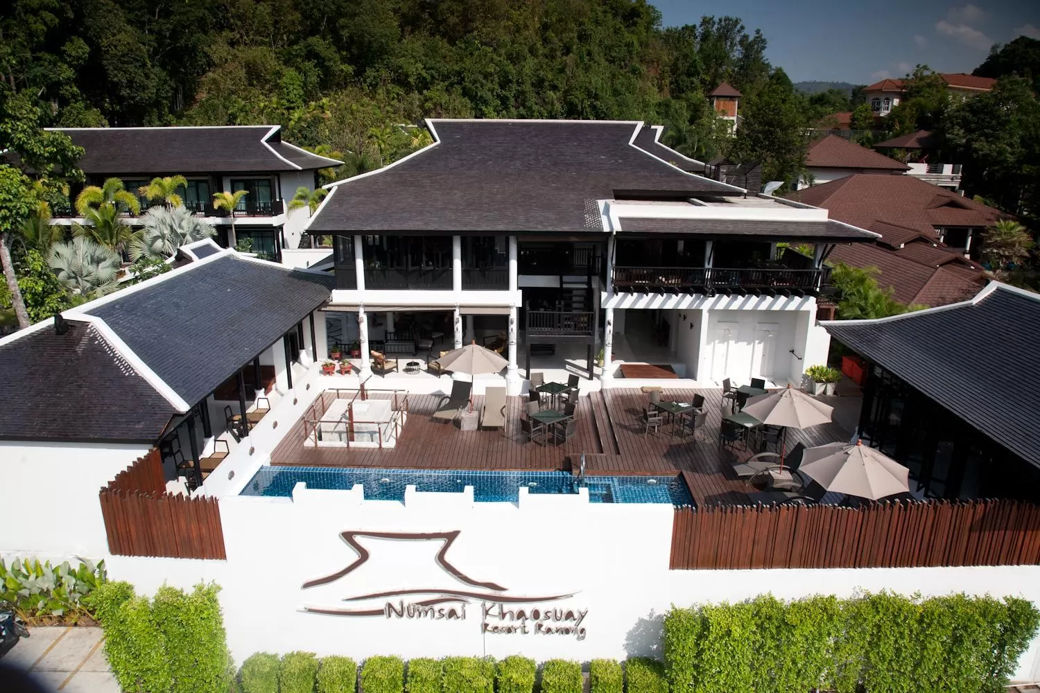 Bird's eye view in Numsai Khaosuay Resort