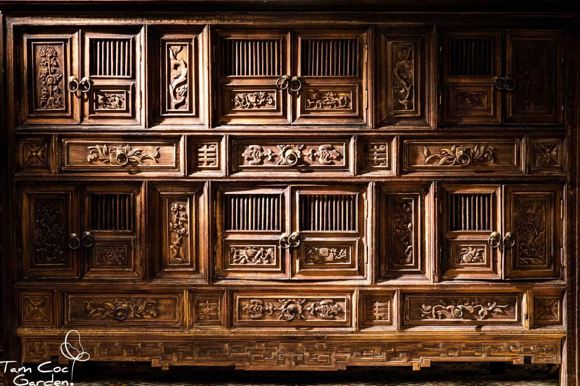 Decorative detail in Tam Coc Garden Resort