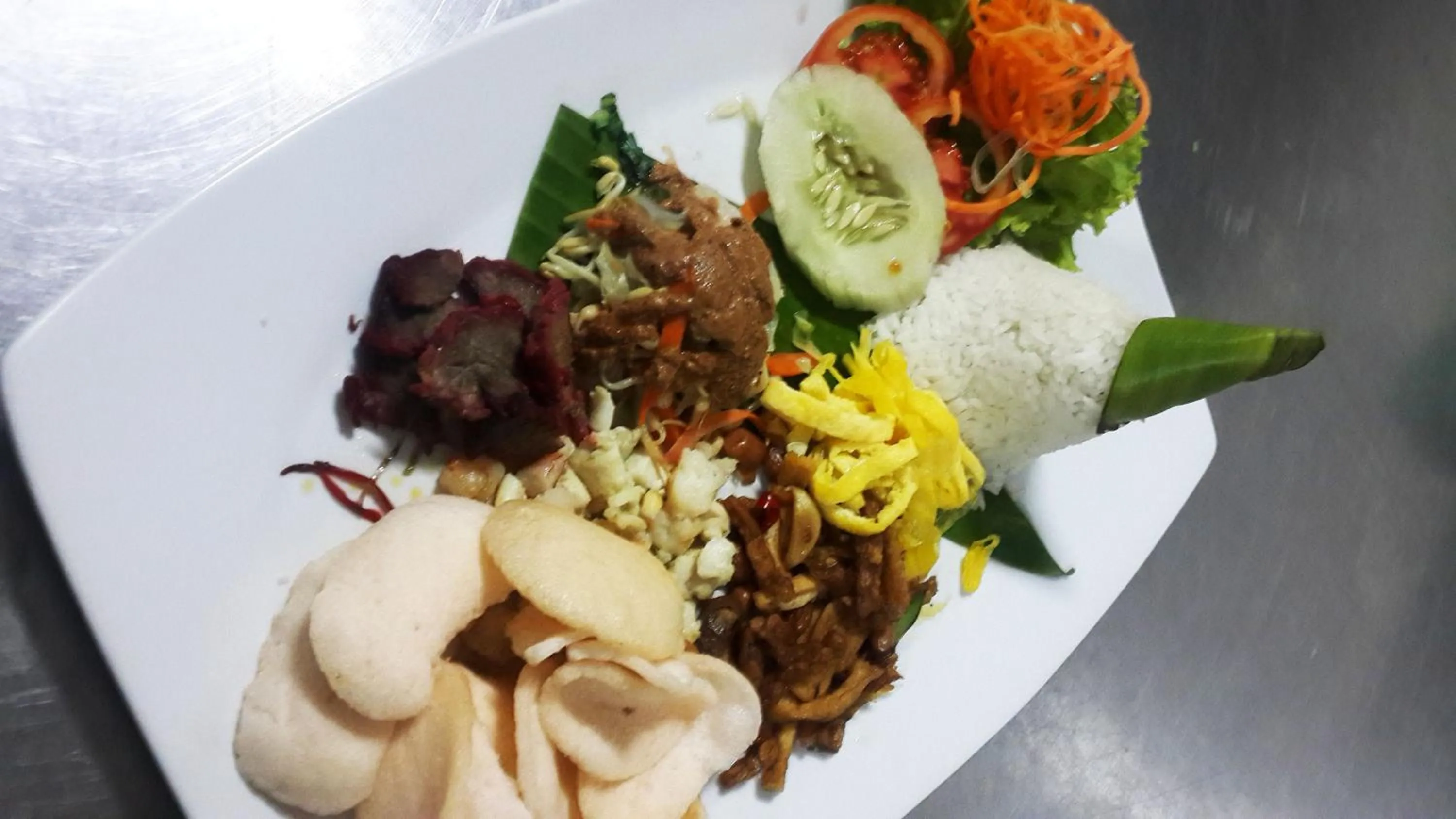 Food close-up in Hotel on The Rock