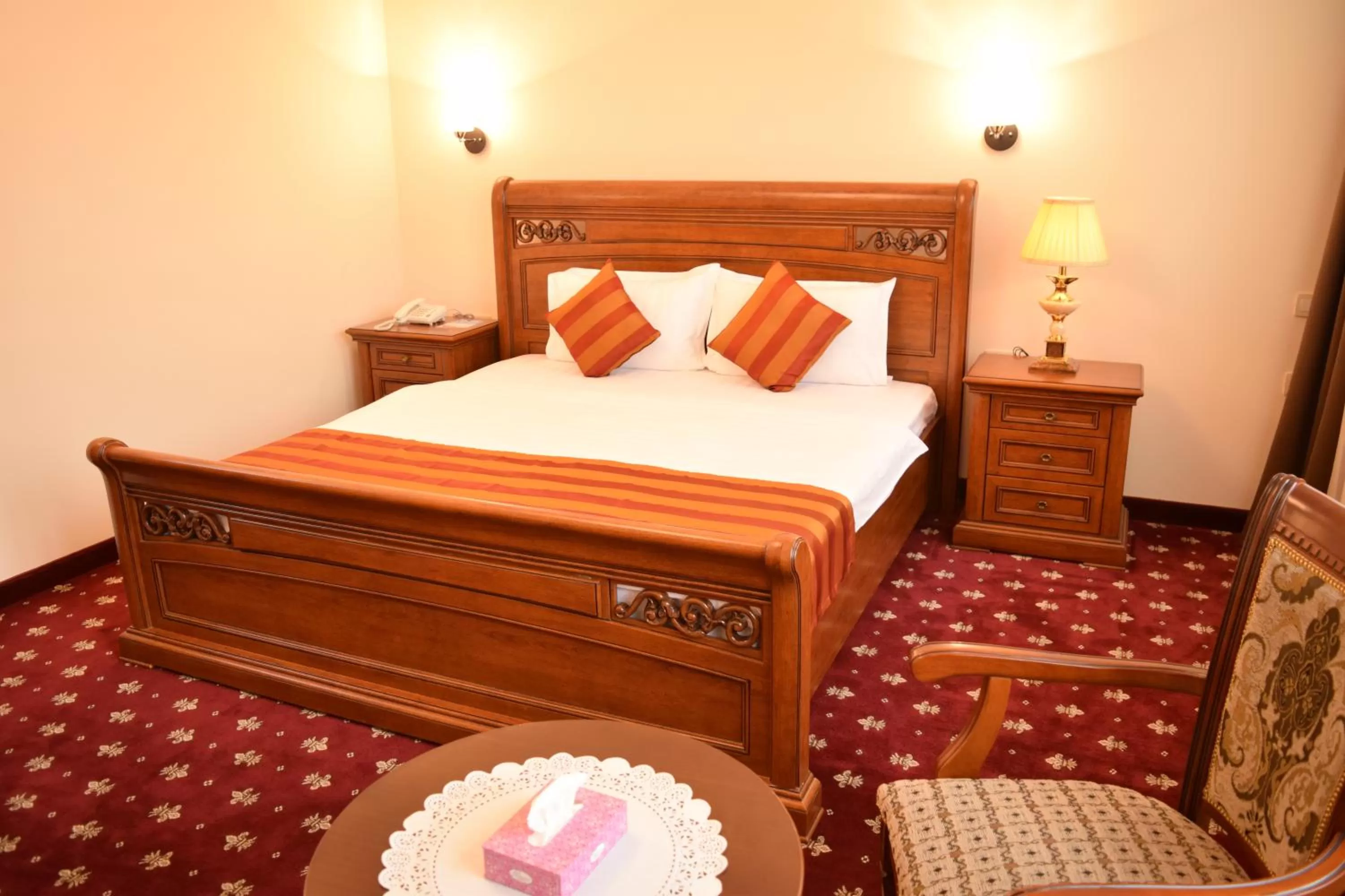 Bed in Artsakh Hotel