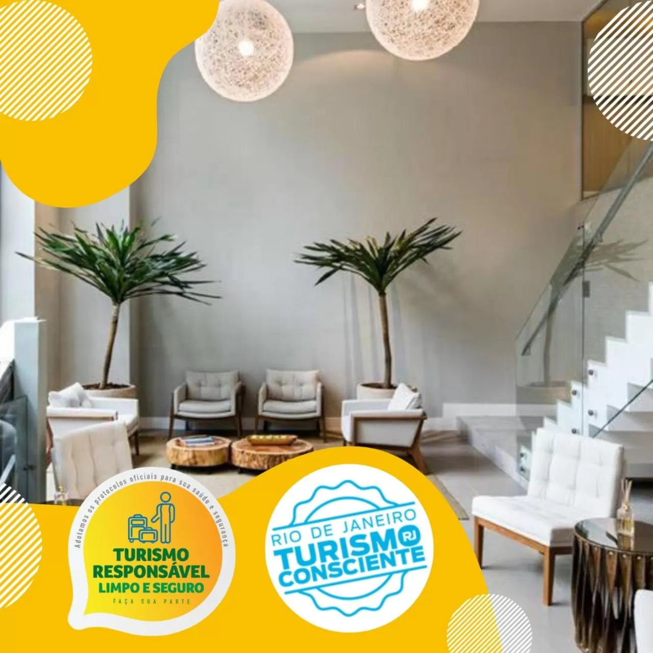 Lobby or reception in Matiz Niterói Design Hotel