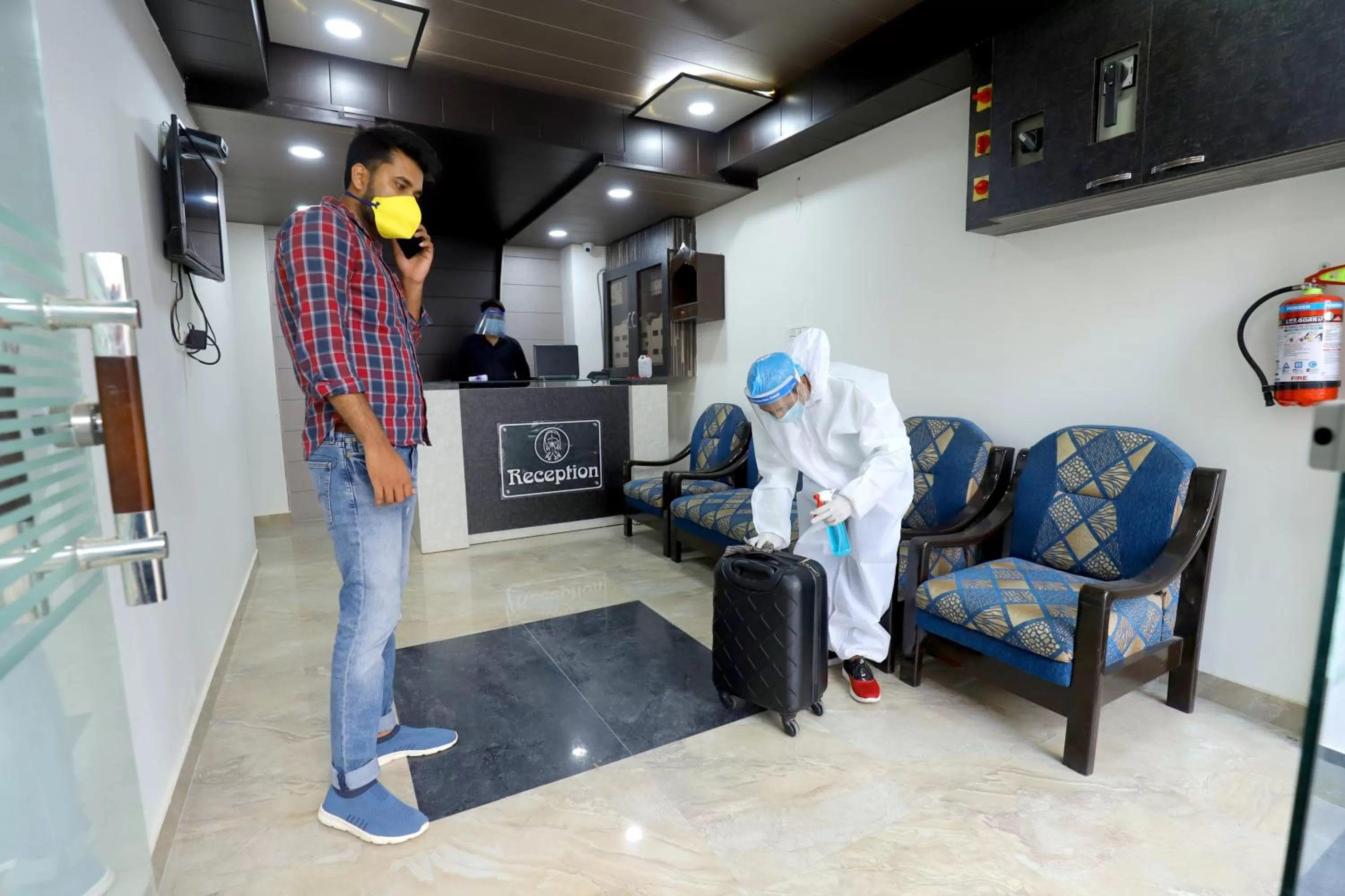 group of guests in Perfectstayz Value Dwarkesh - Hotel Near Haridwar Railway station