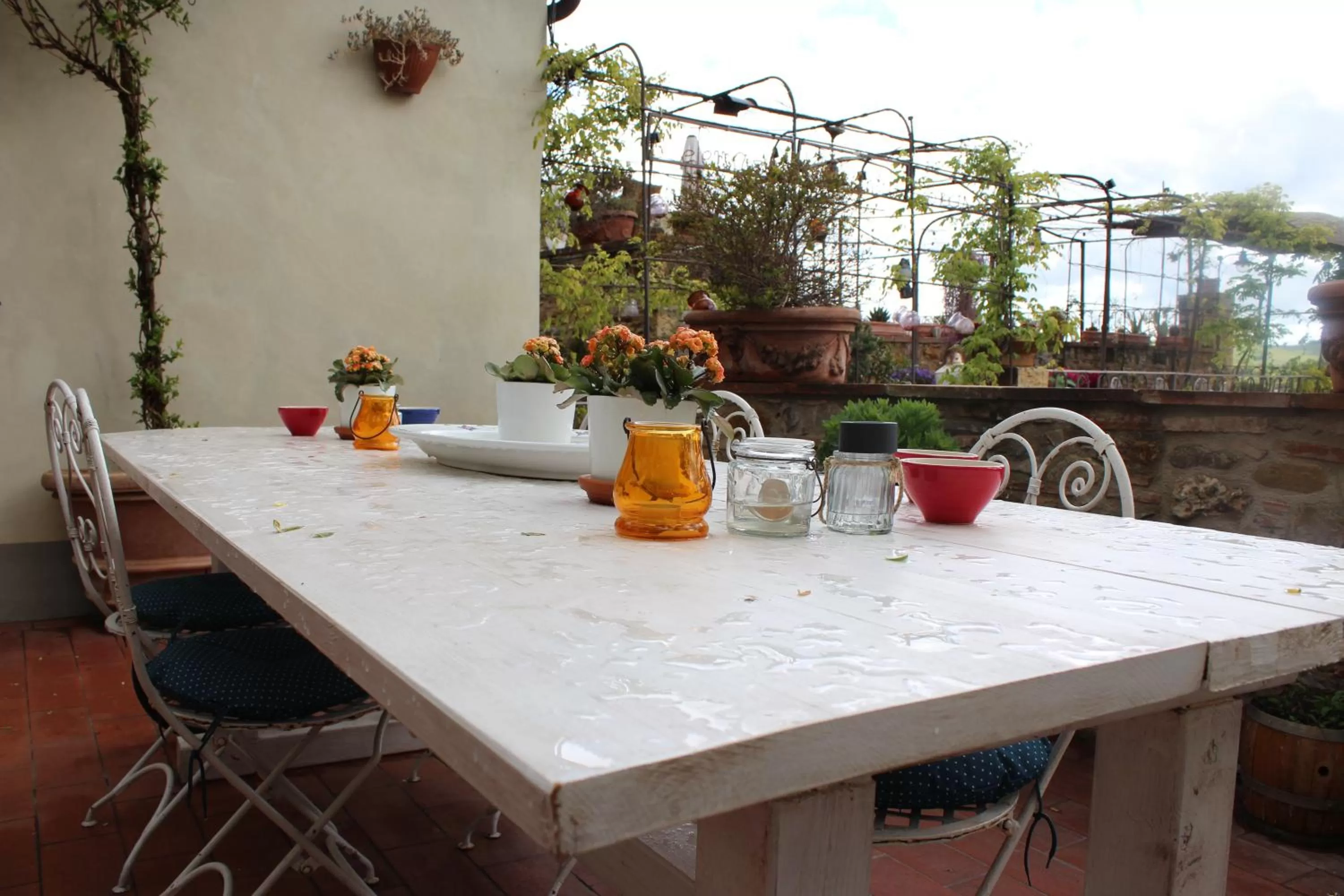 Patio in Le Terrazze Del Chianti b&b Residenza d'Epoca e di Charme
