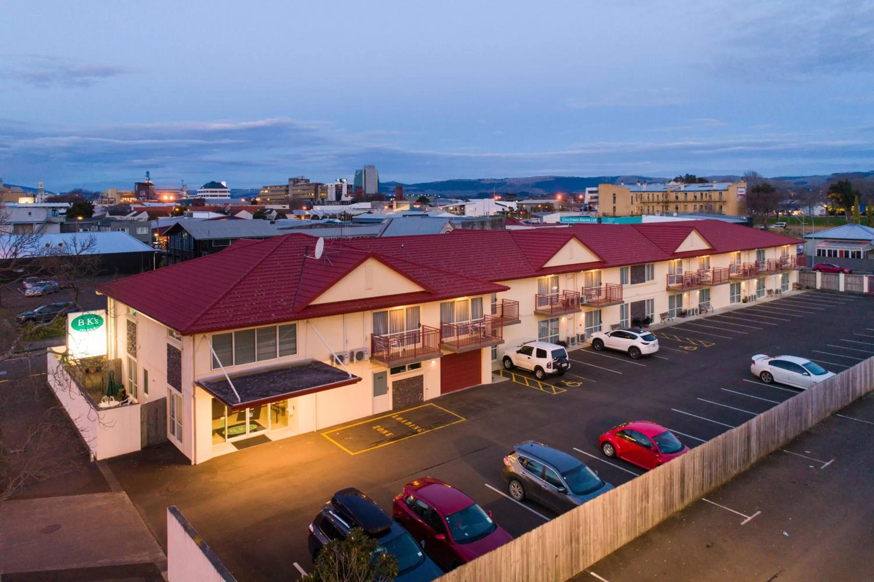 Bird's eye view in B-Ks Premier Motel Palmerston North