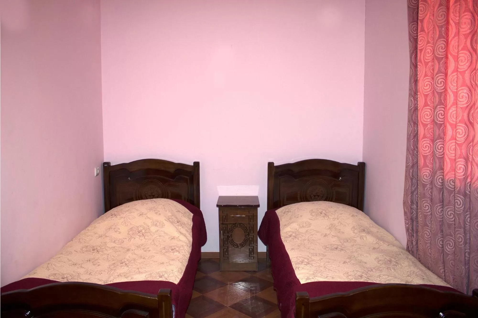 Decorative detail, Bed in Tatev Shinuhayr Hotel'