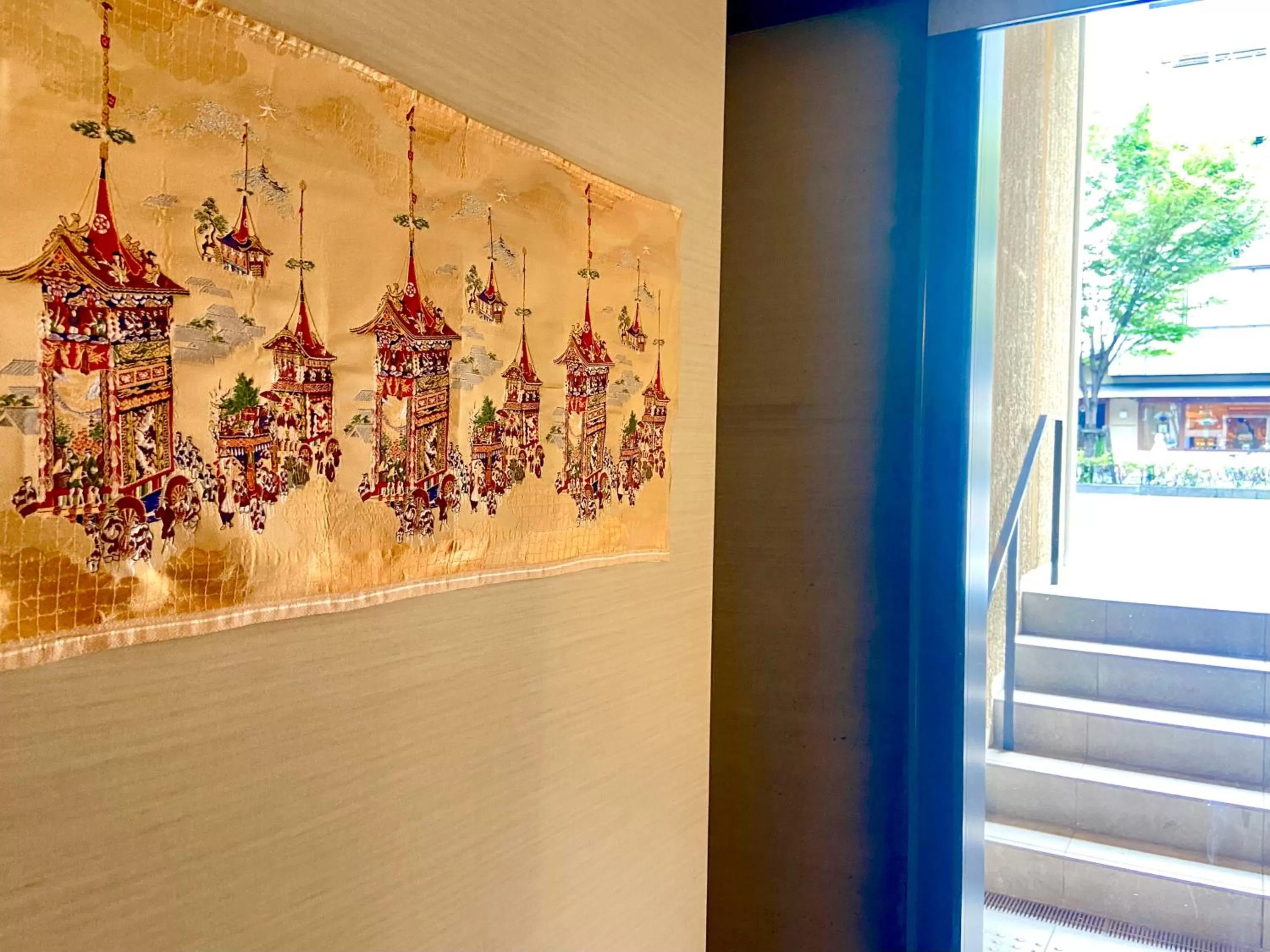 Decorative detail in hotel MONday Kyoto Karasuma Nijo