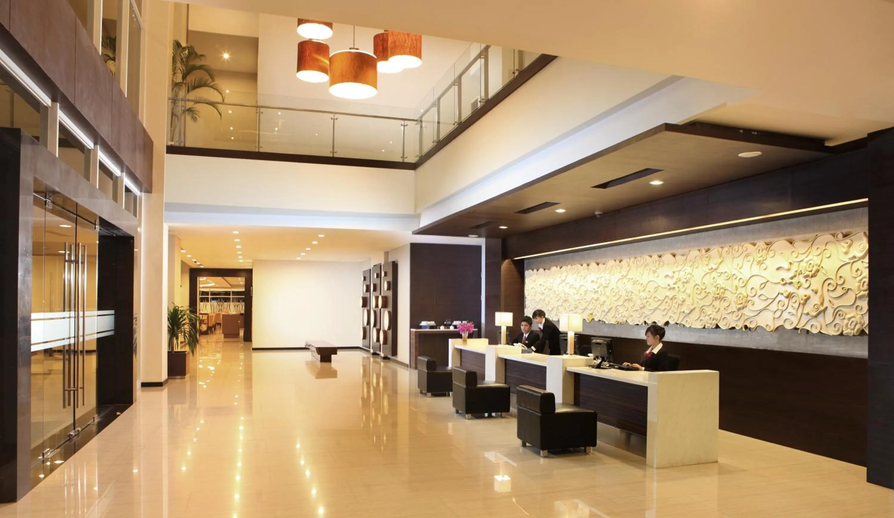 Lobby or reception in Hotel Santika Bengkulu