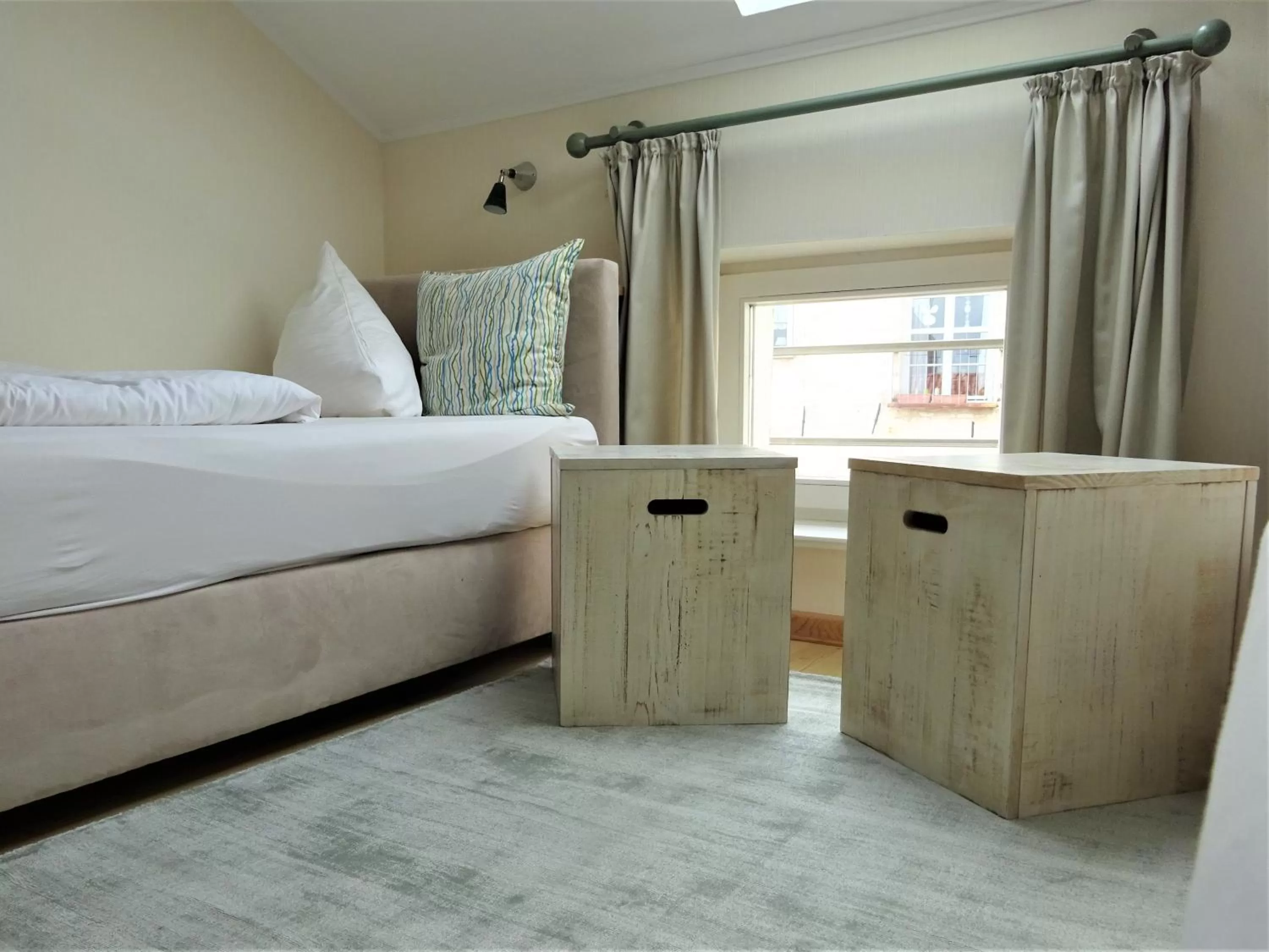 Bed in Hotel Pension Zur Fährbrücke