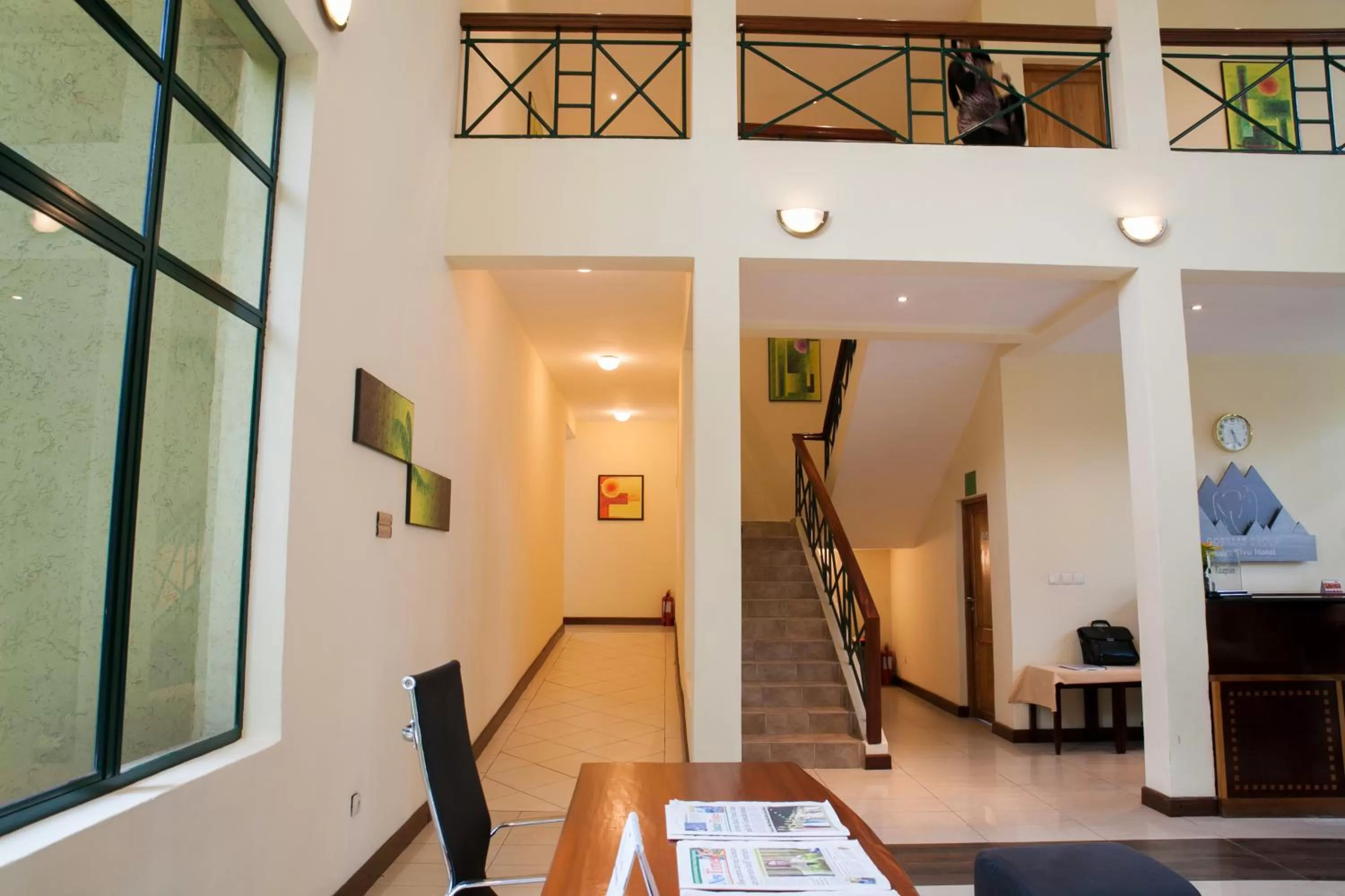 Decorative detail in Gorillas Lake Kivu Hotel