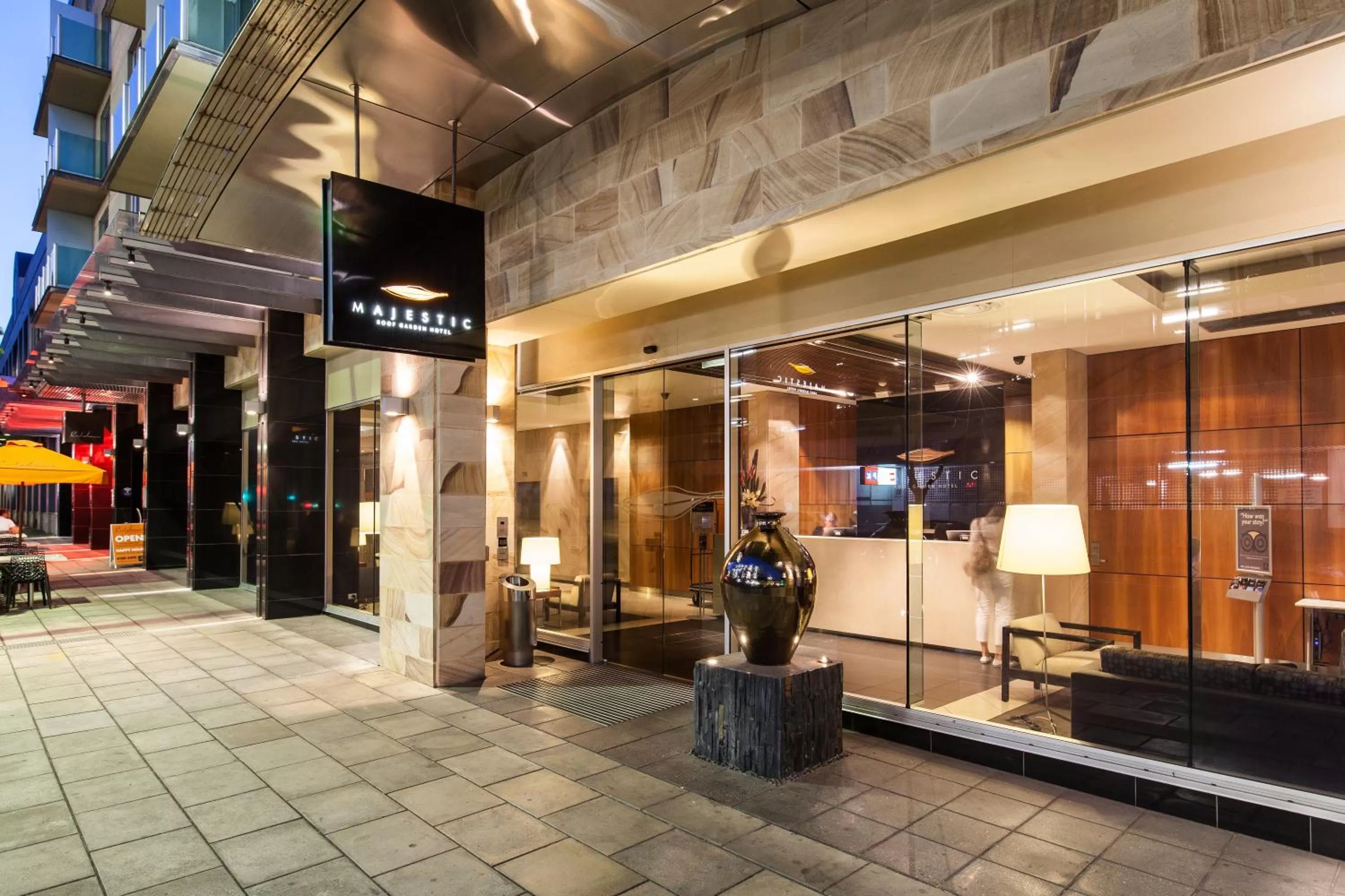 Facade/entrance in Majestic Roof Garden Hotel