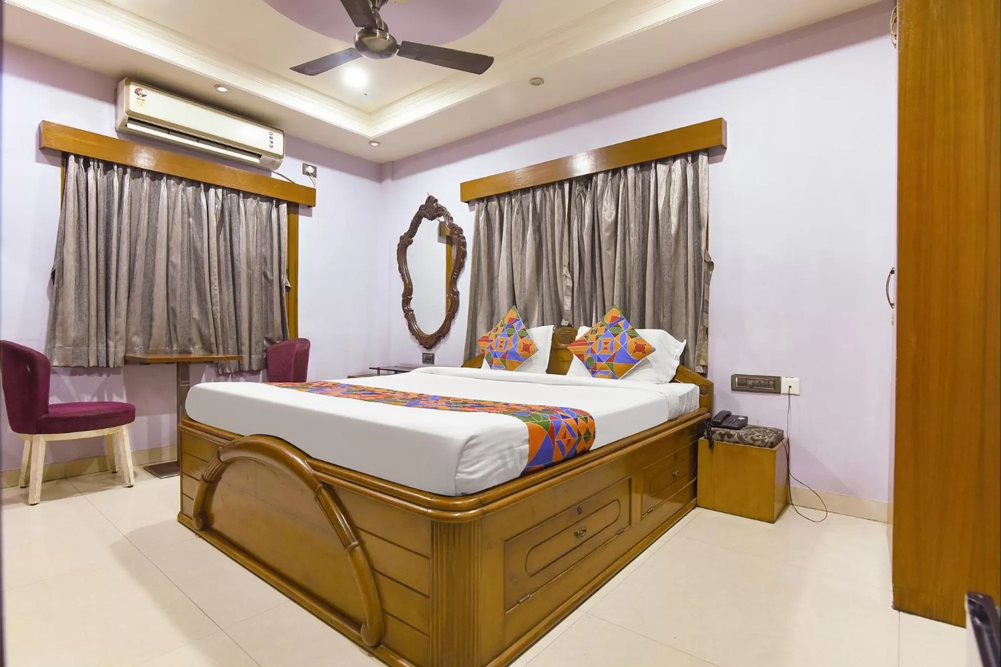 Photo of the whole room, Bed in FabHotel The Eden Ruby