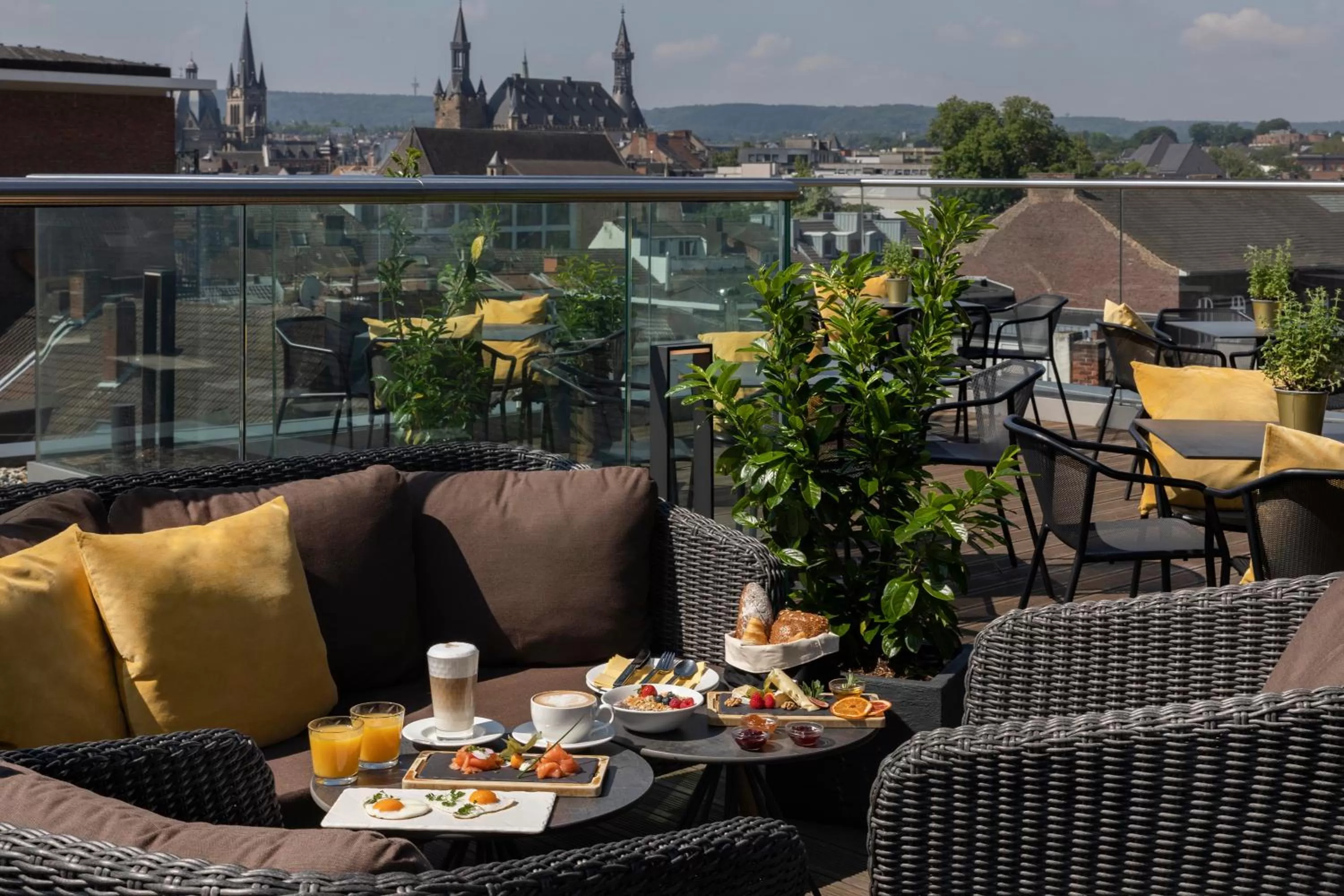 Balcony/Terrace in INNSiDE by Meliá Aachen