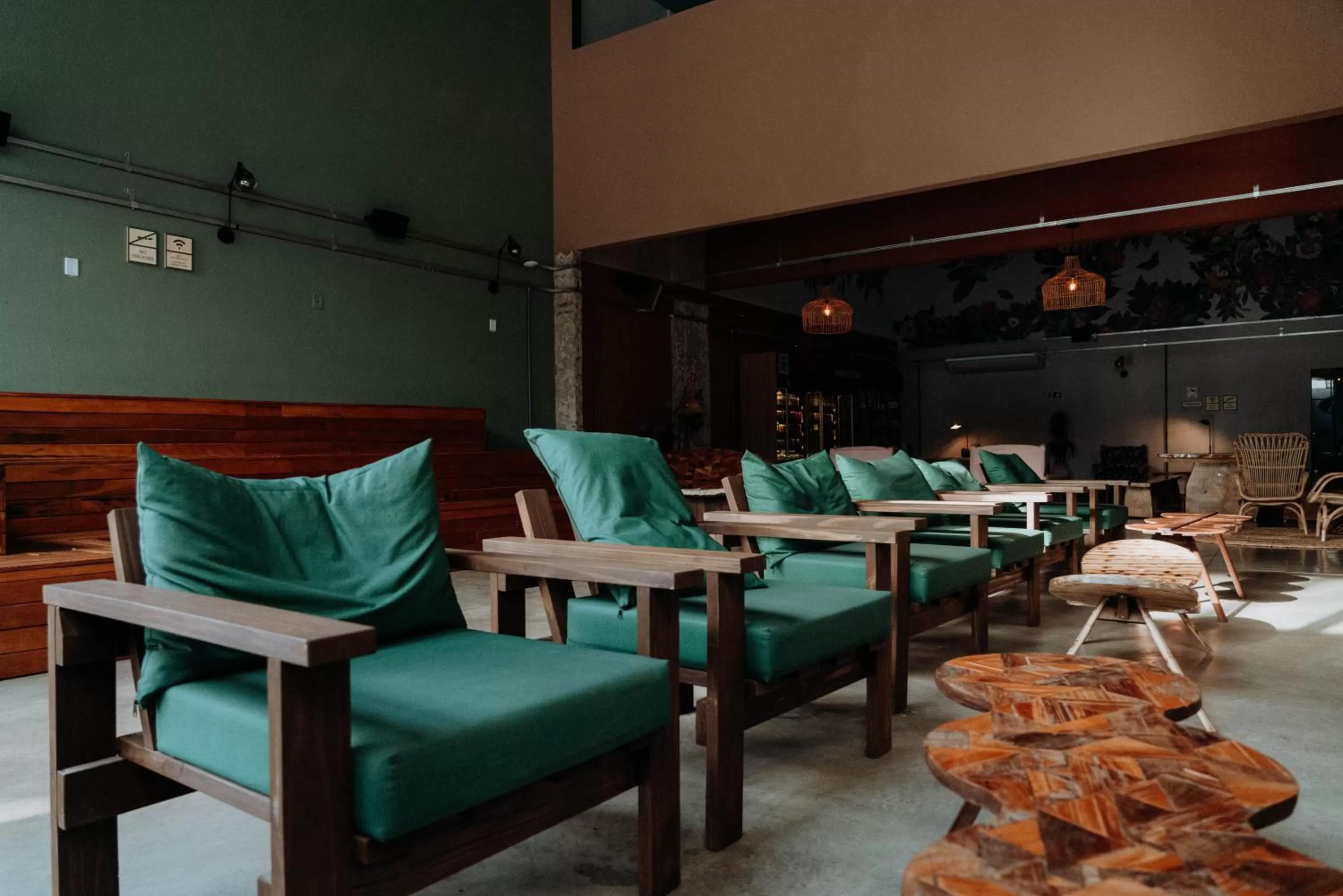 Seating area in Selina Foz