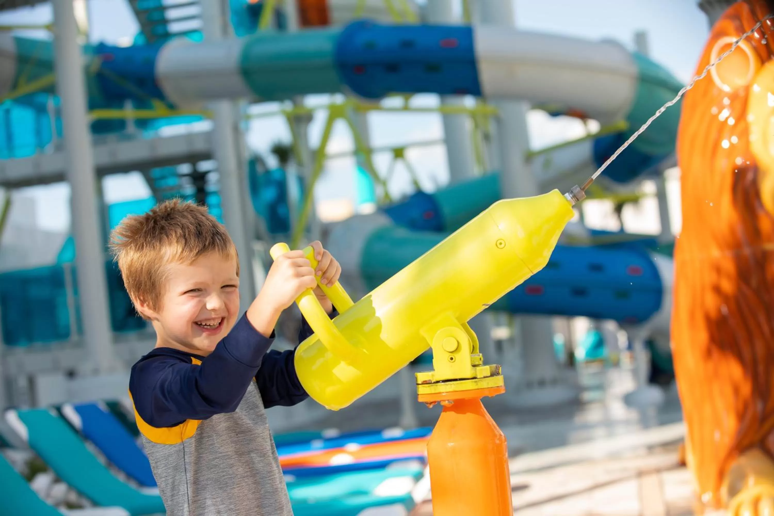 Aqua park in Ocean Escape Condos