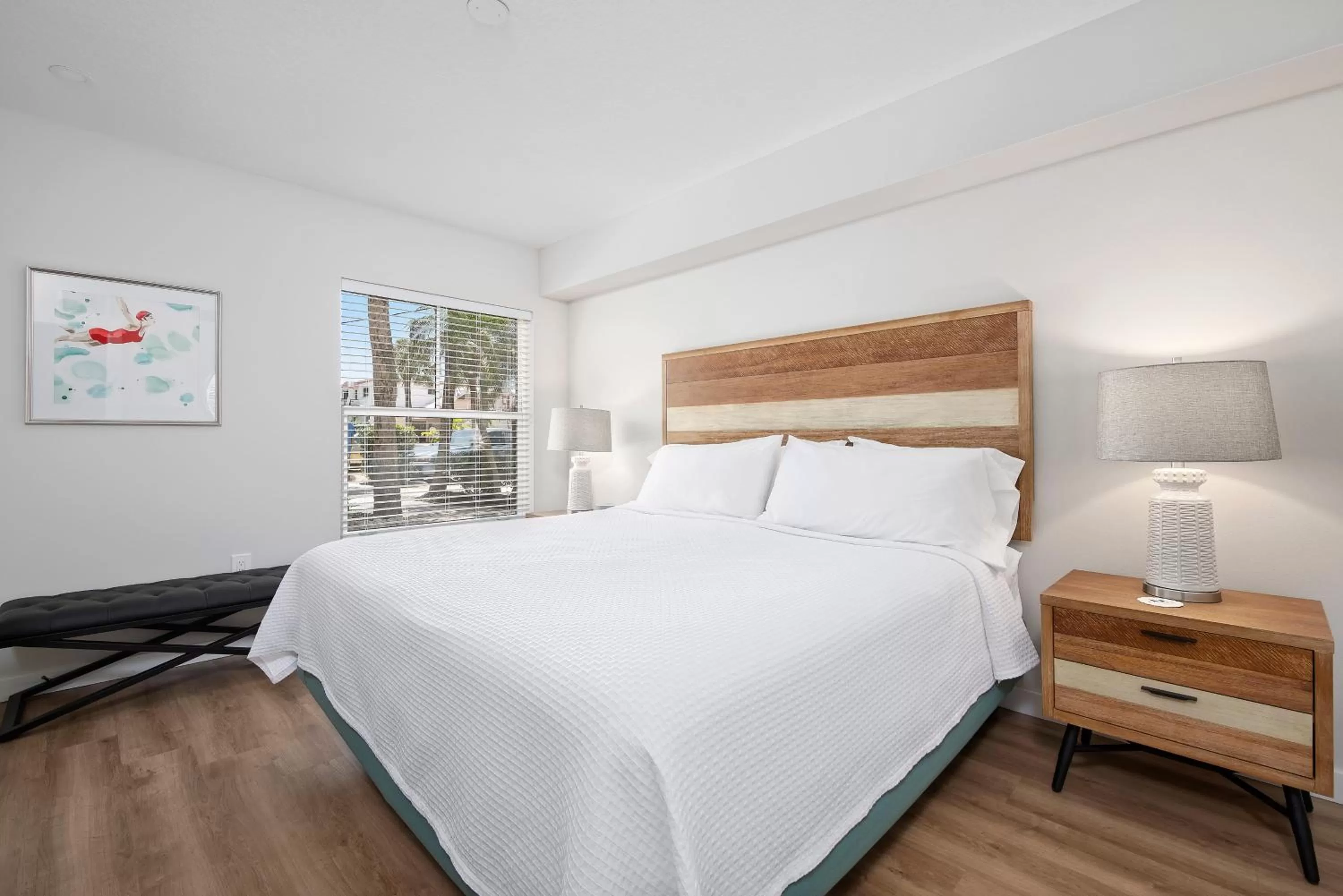 Bed in Escape Coastal Resort on Casey Key