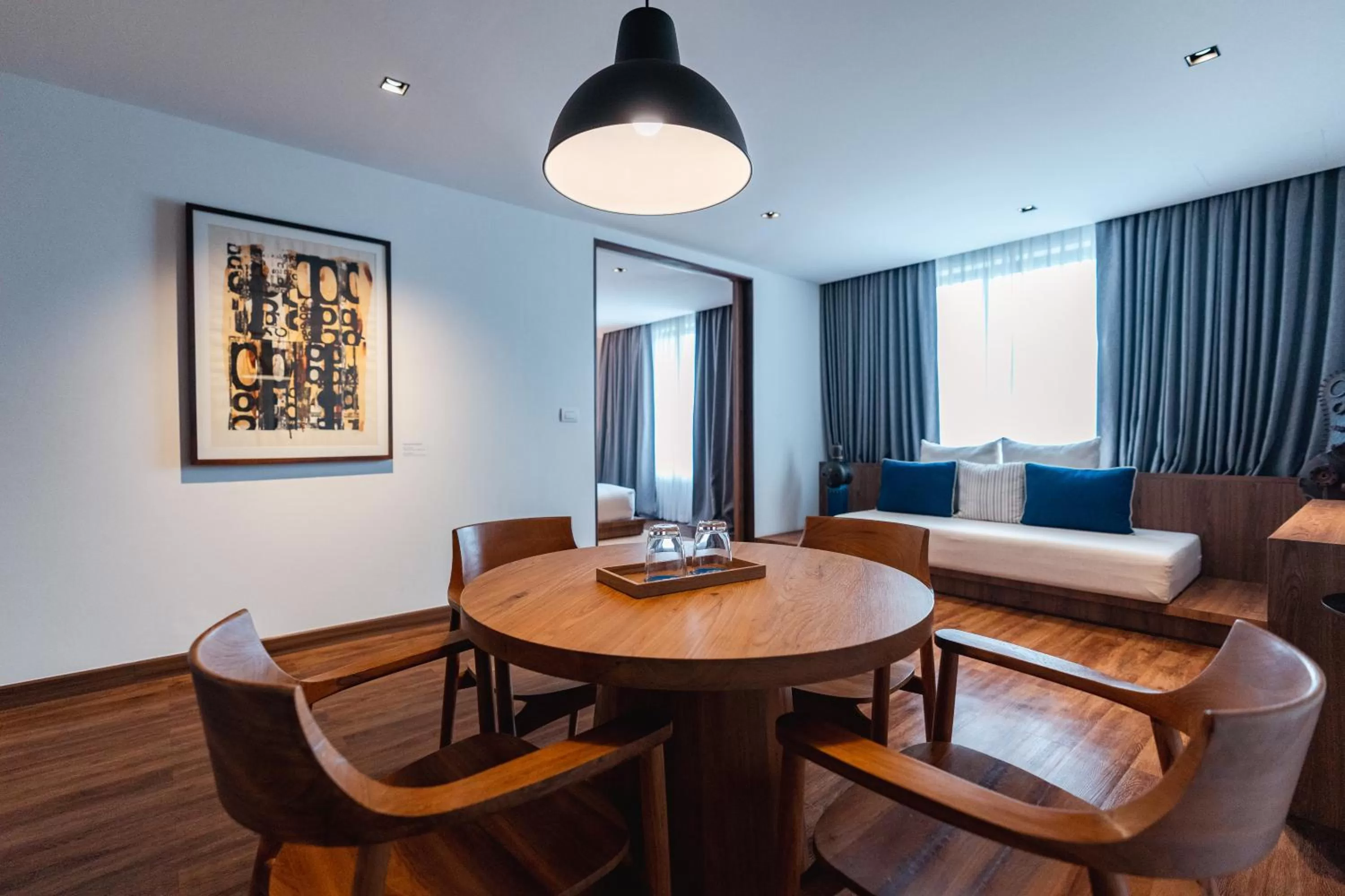 Seating area in QUU HOTEL Chiang Mai