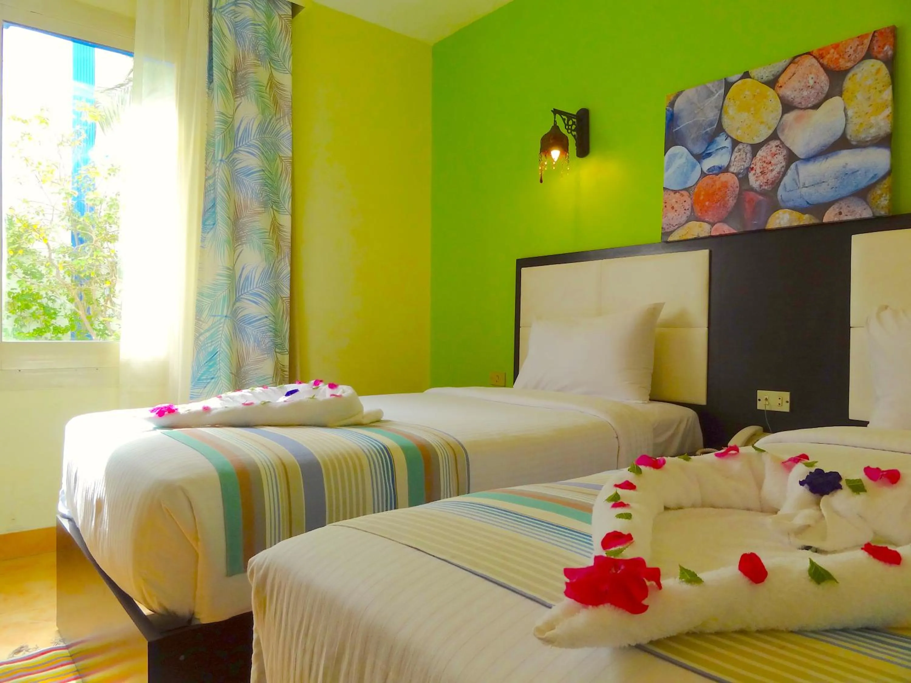 Bed in Naama Blue Hotel