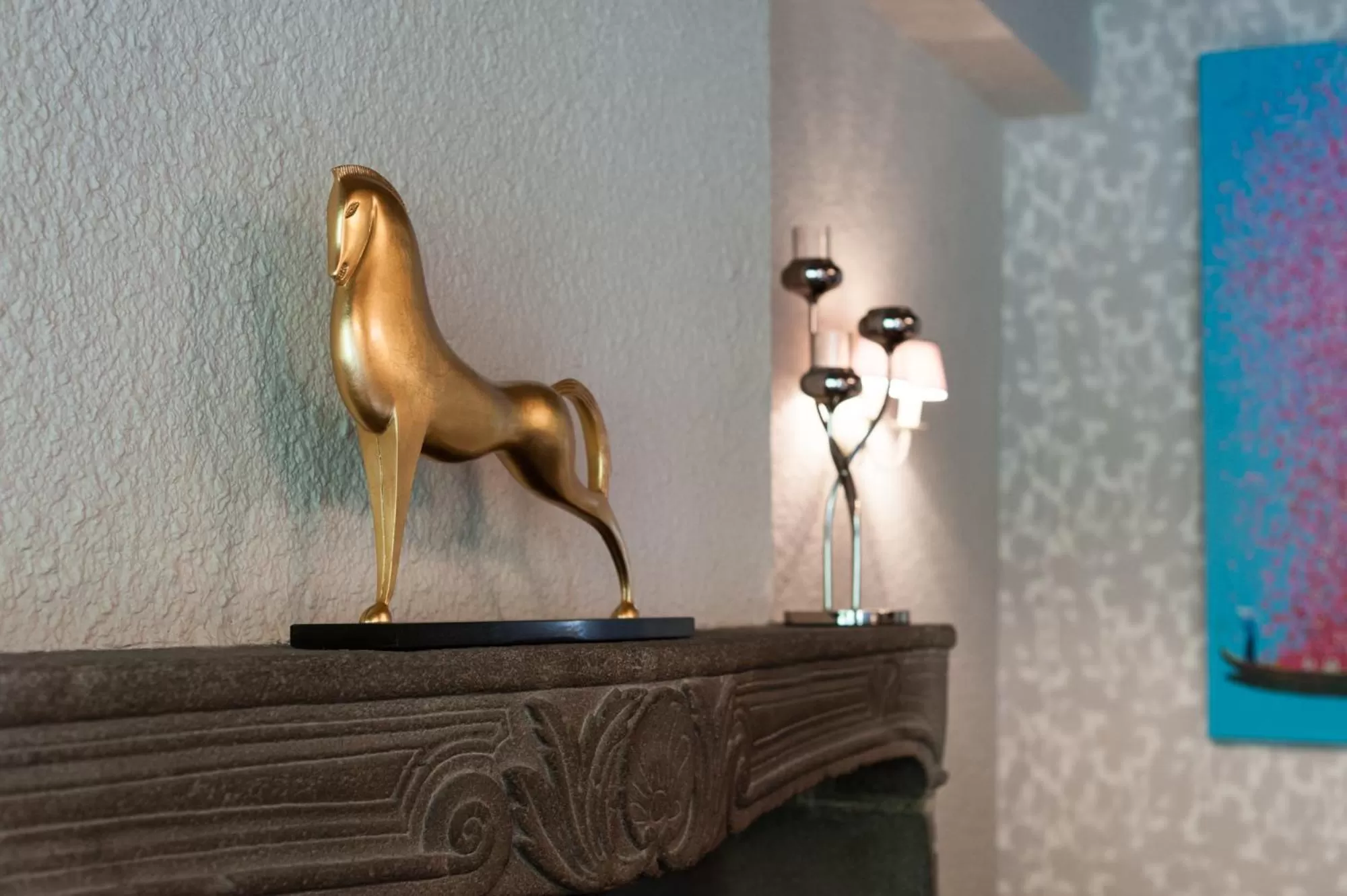 Decorative detail in Clos St Eloi, The Originals Relais (Relais du Silence)