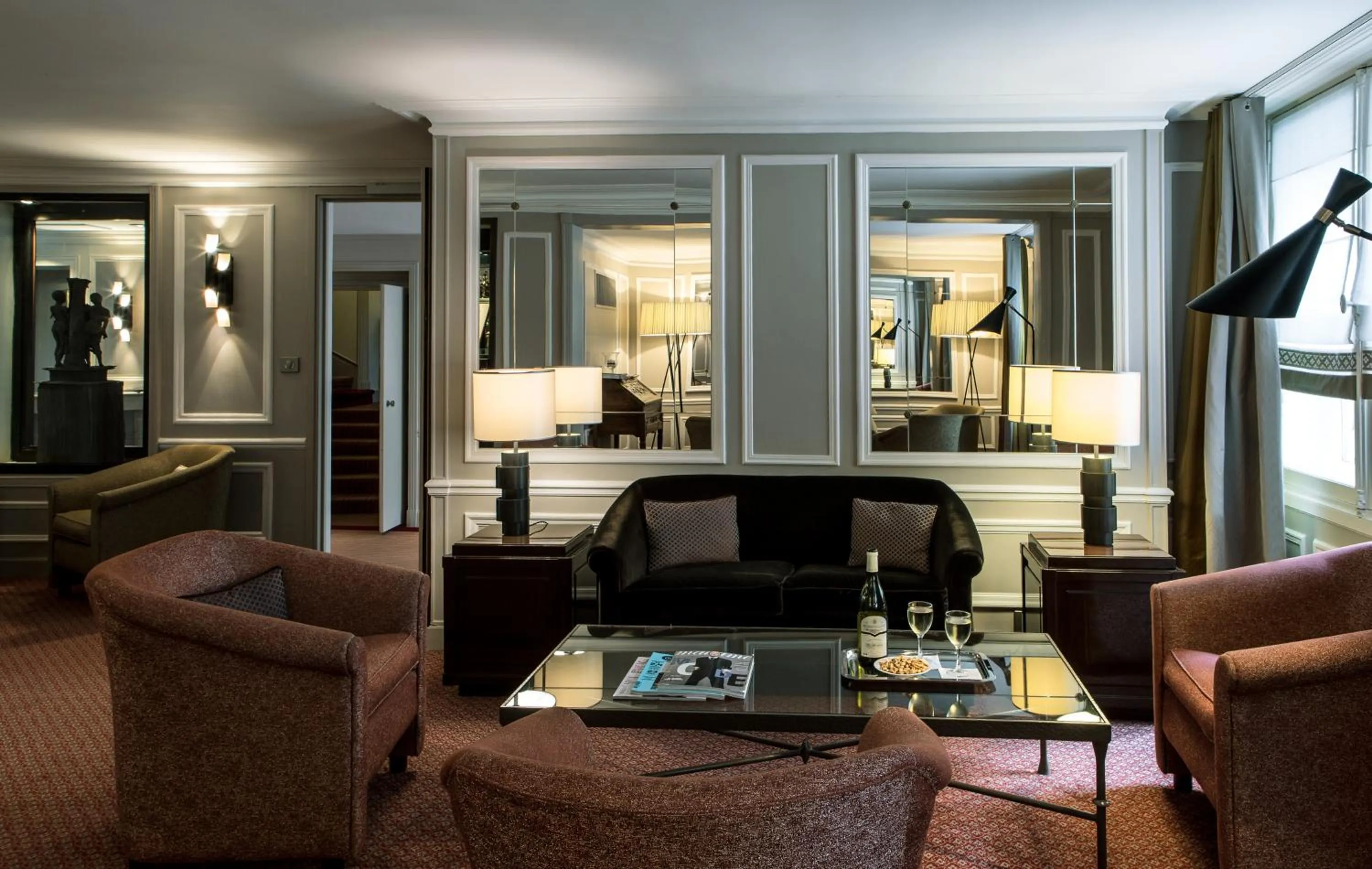 Living room in Hôtel des Saints Pères - Esprit de France