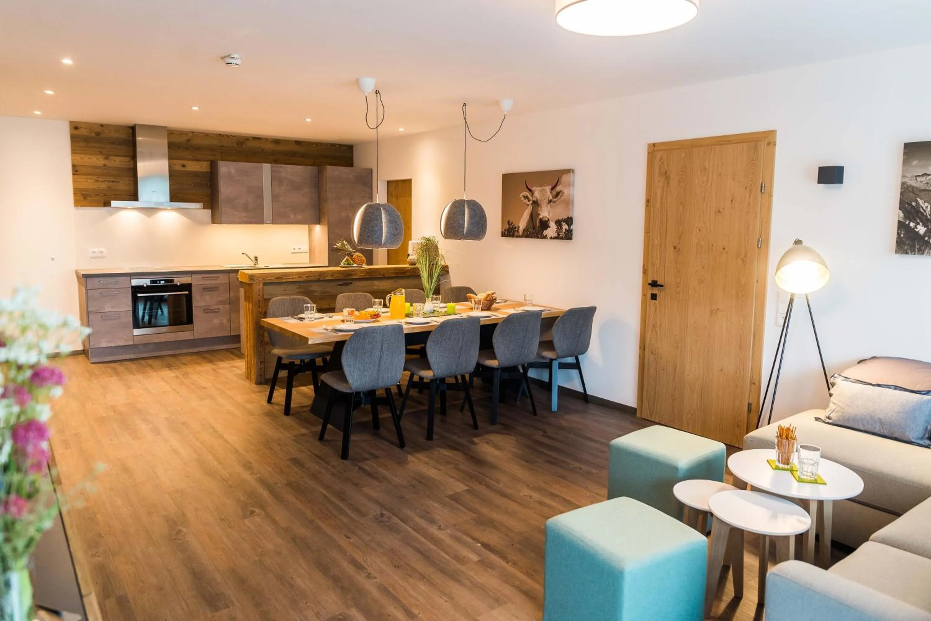Living room, Dining Area in Schönblick Residence - Absolut Alpine Apartments