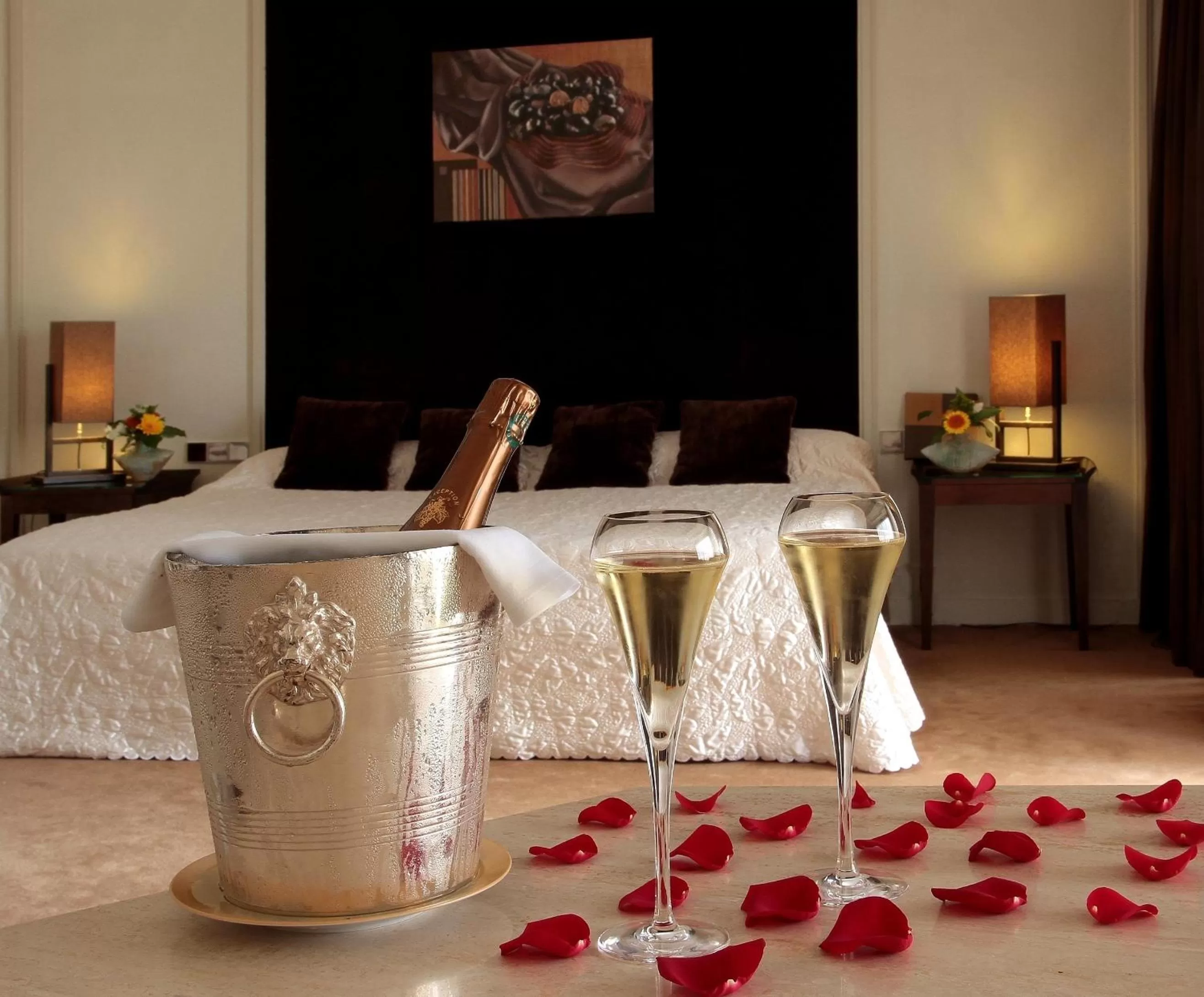 Decorative detail, Bed in La Côte Saint Jacques