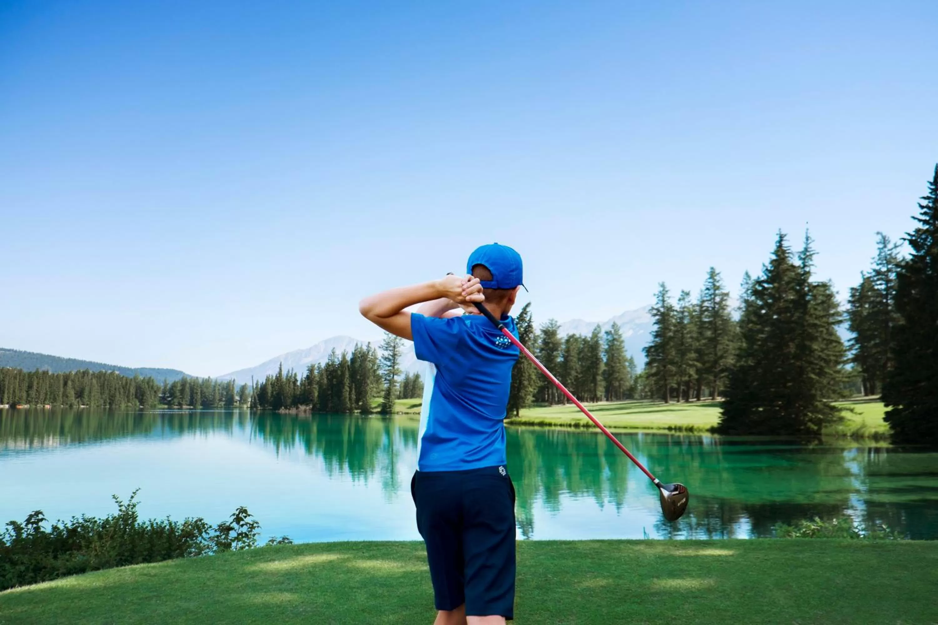 Golfcourse in Fairmont Jasper Park Lodge