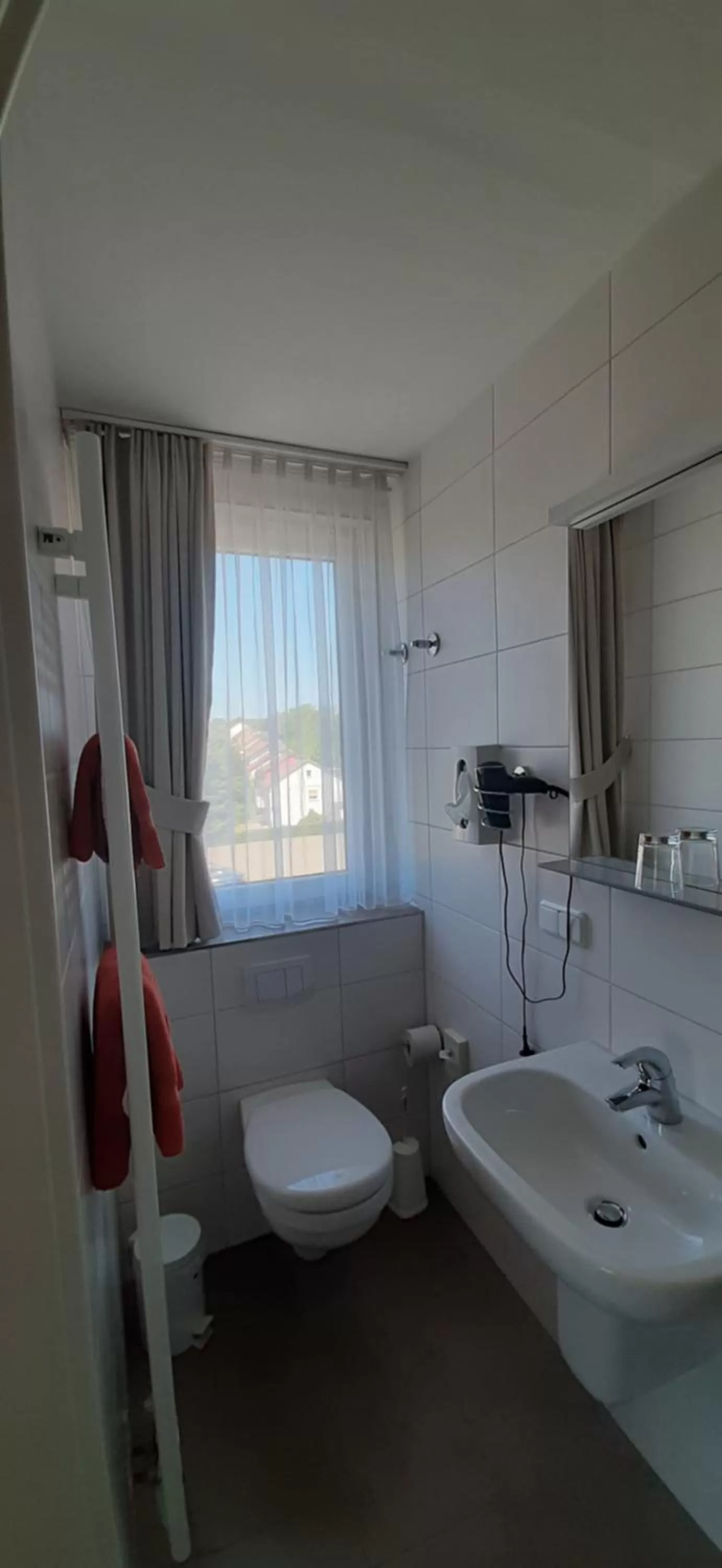 Toilet in Landgasthof Zur scharfen Ecke