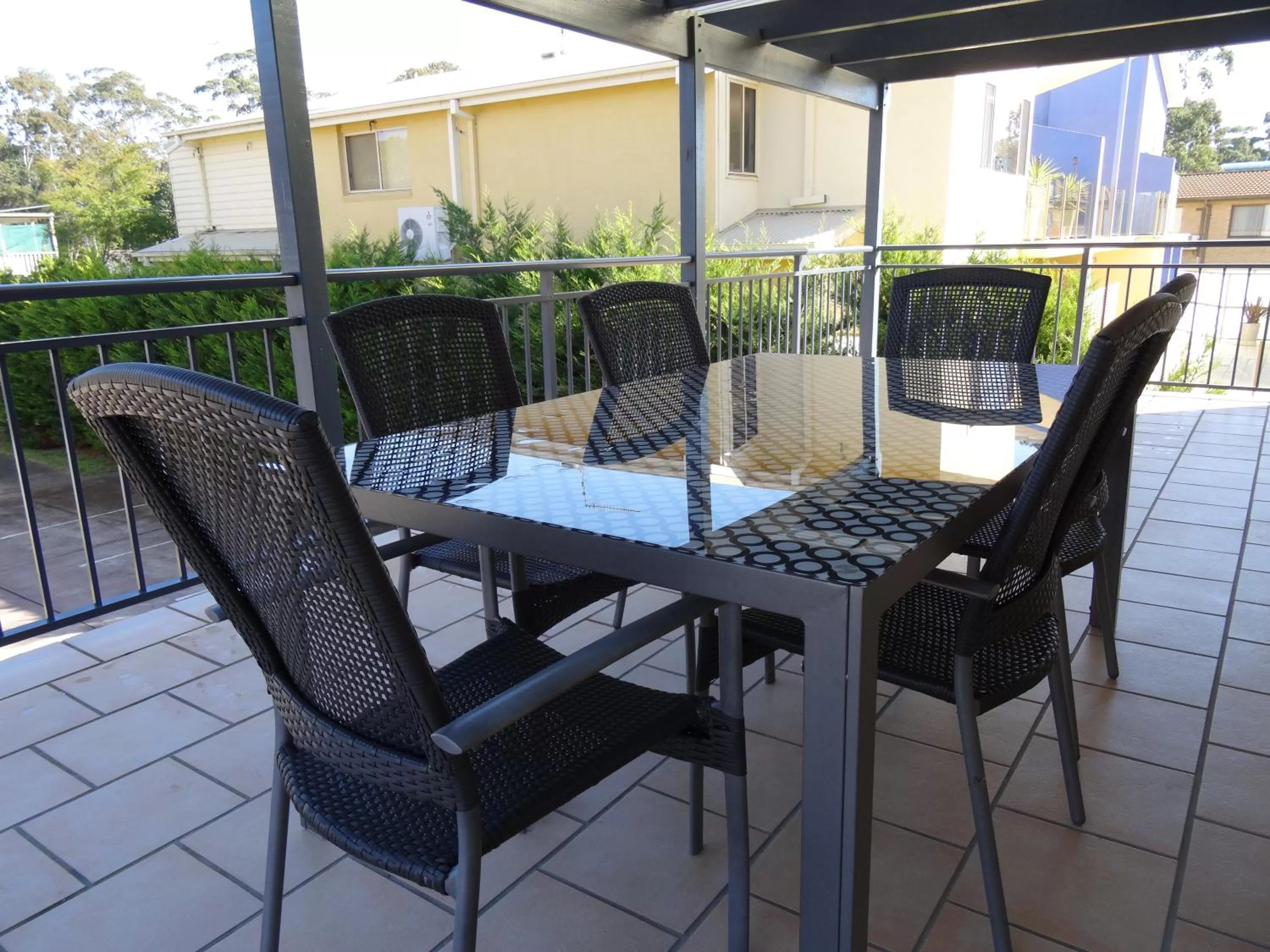 Patio in Araluen Motor Lodge