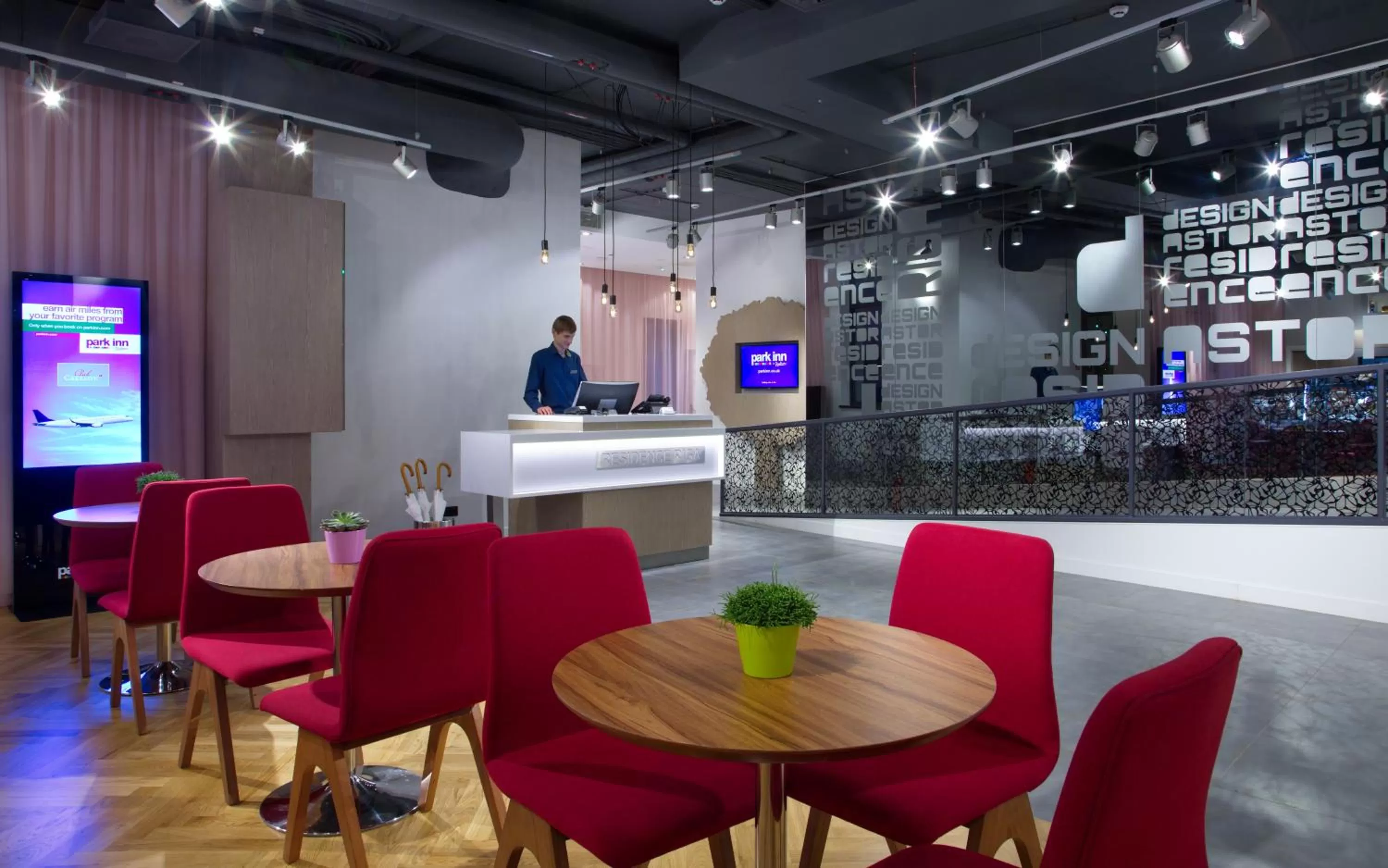 Lobby or reception in Park Inn by Radisson Residence Riga Barona