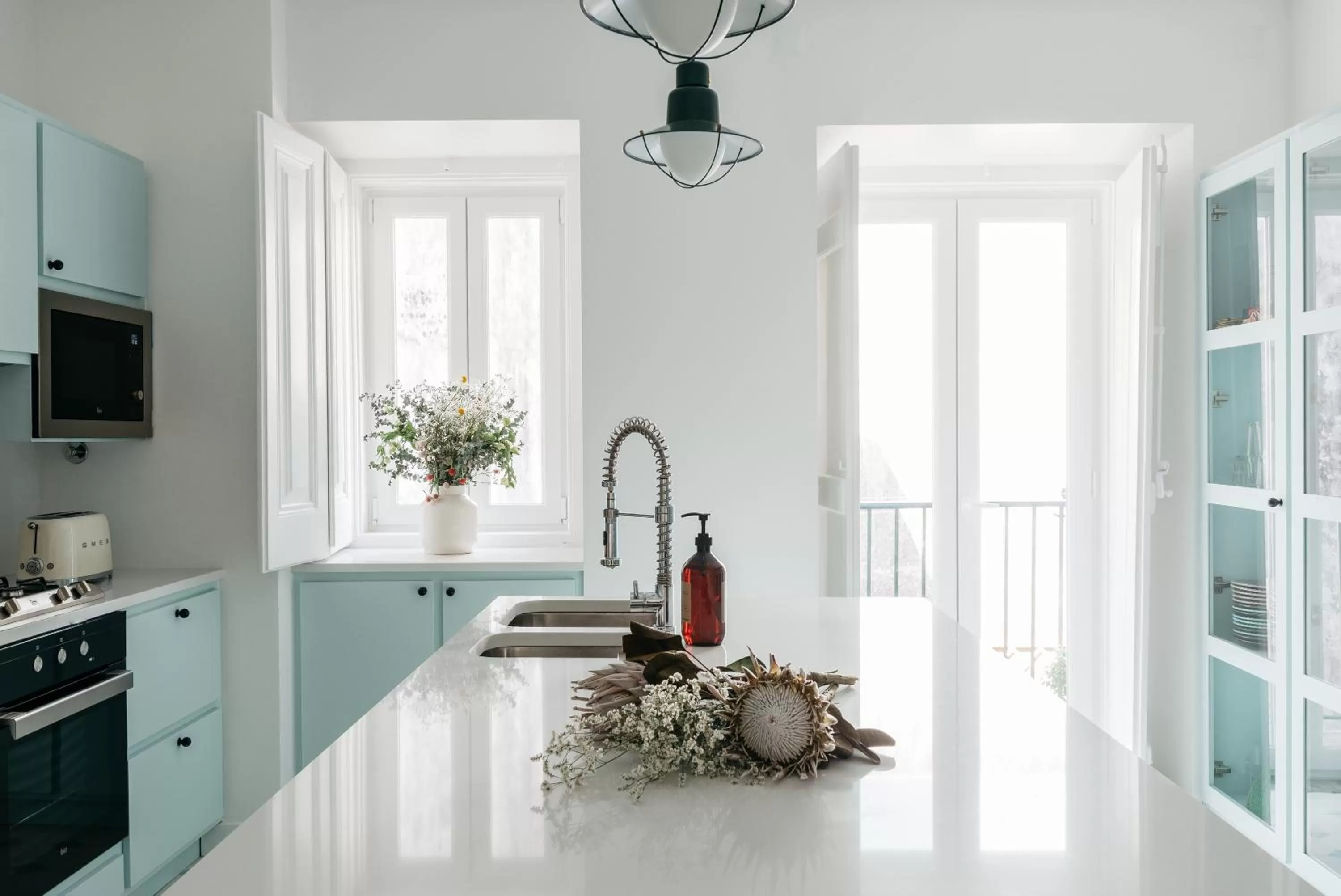 Communal kitchen in Casa C'Alma