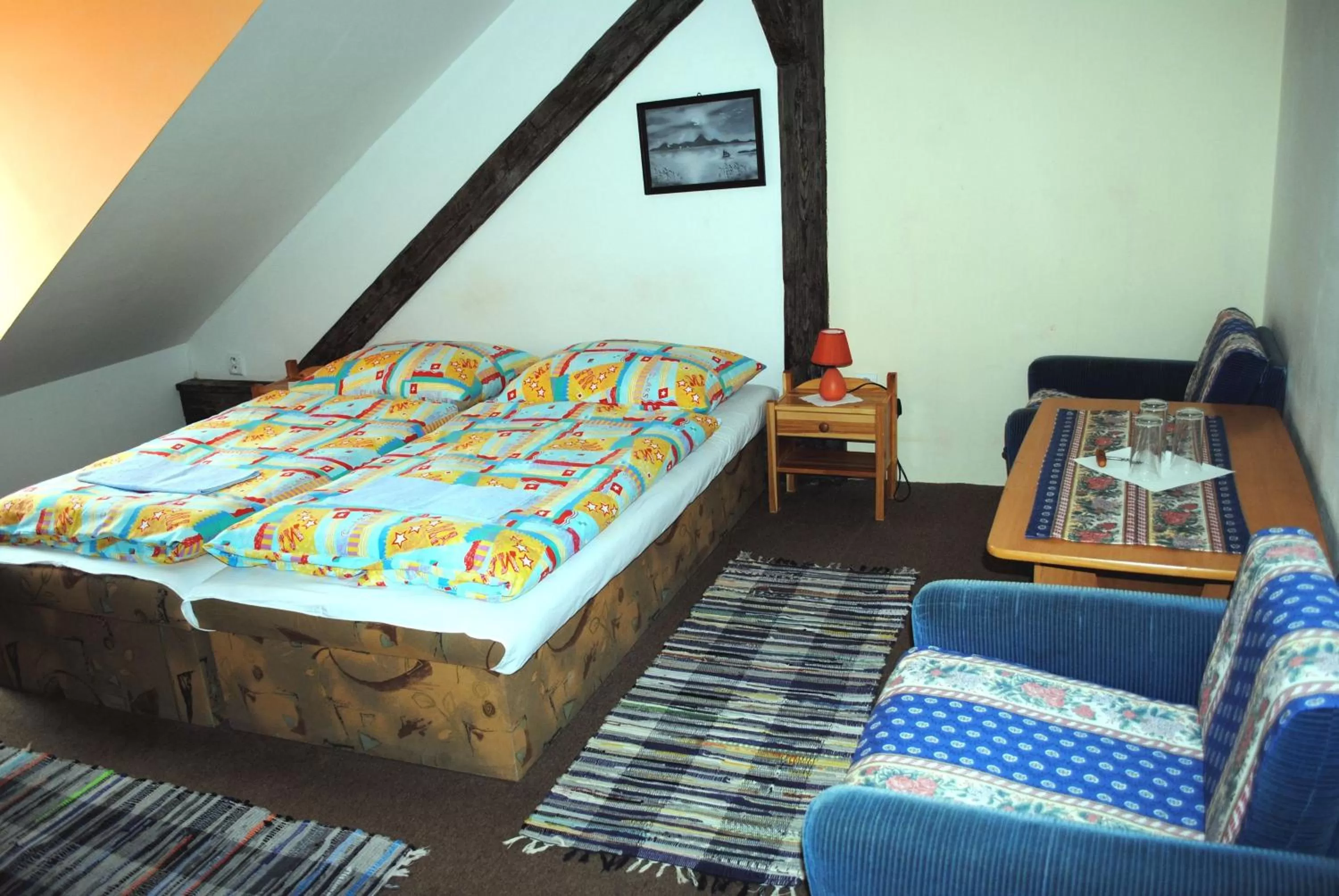 Photo of the whole room, Bed in Penzión Slávia