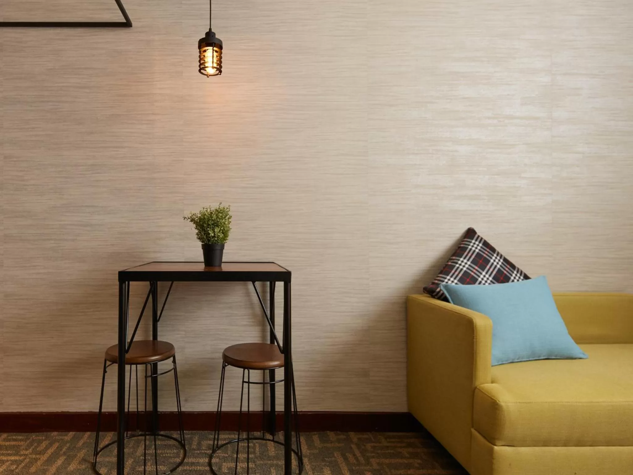 Seating area in Via Hotel Taipei Station