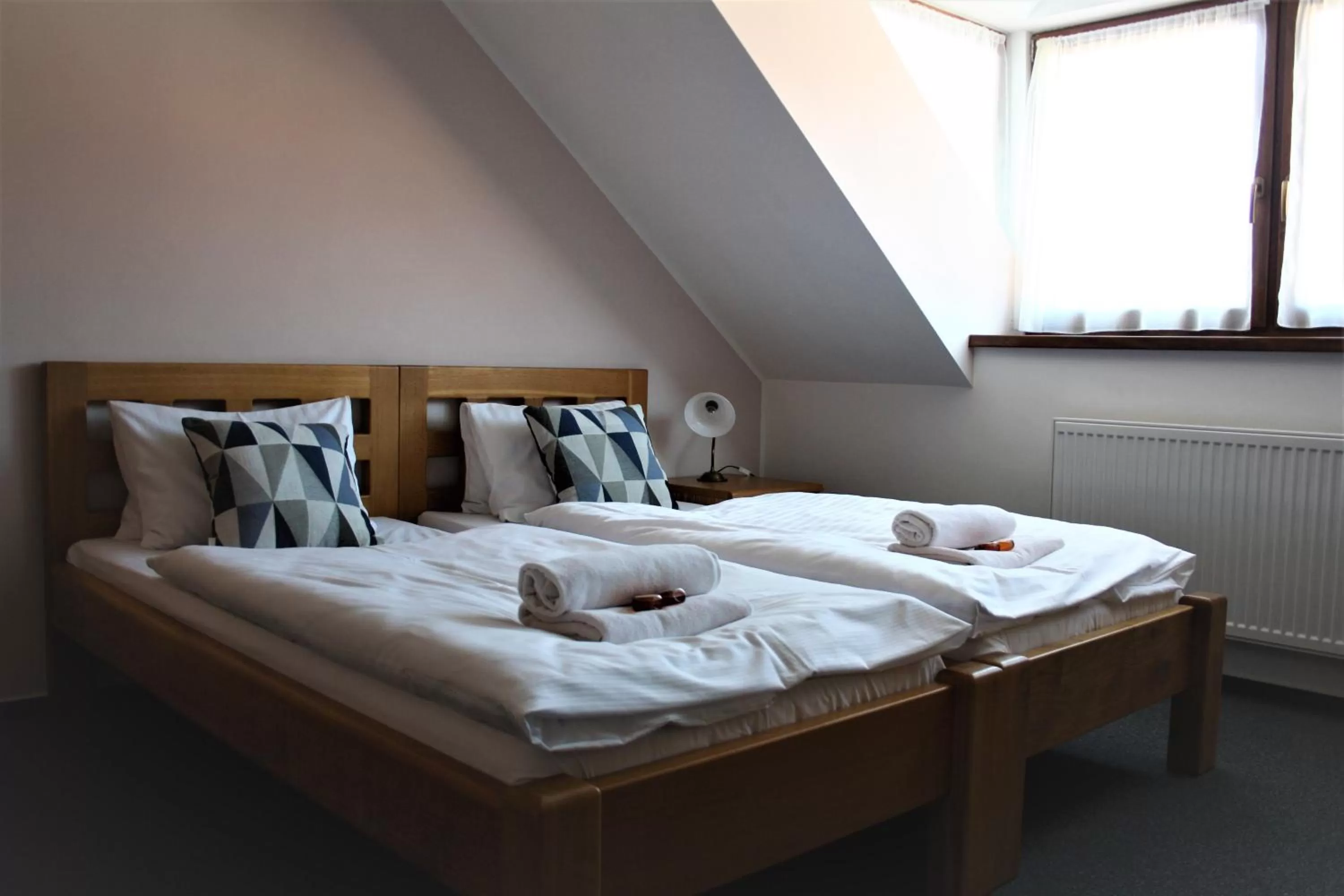 Bed in Hotel Farma Vysoká