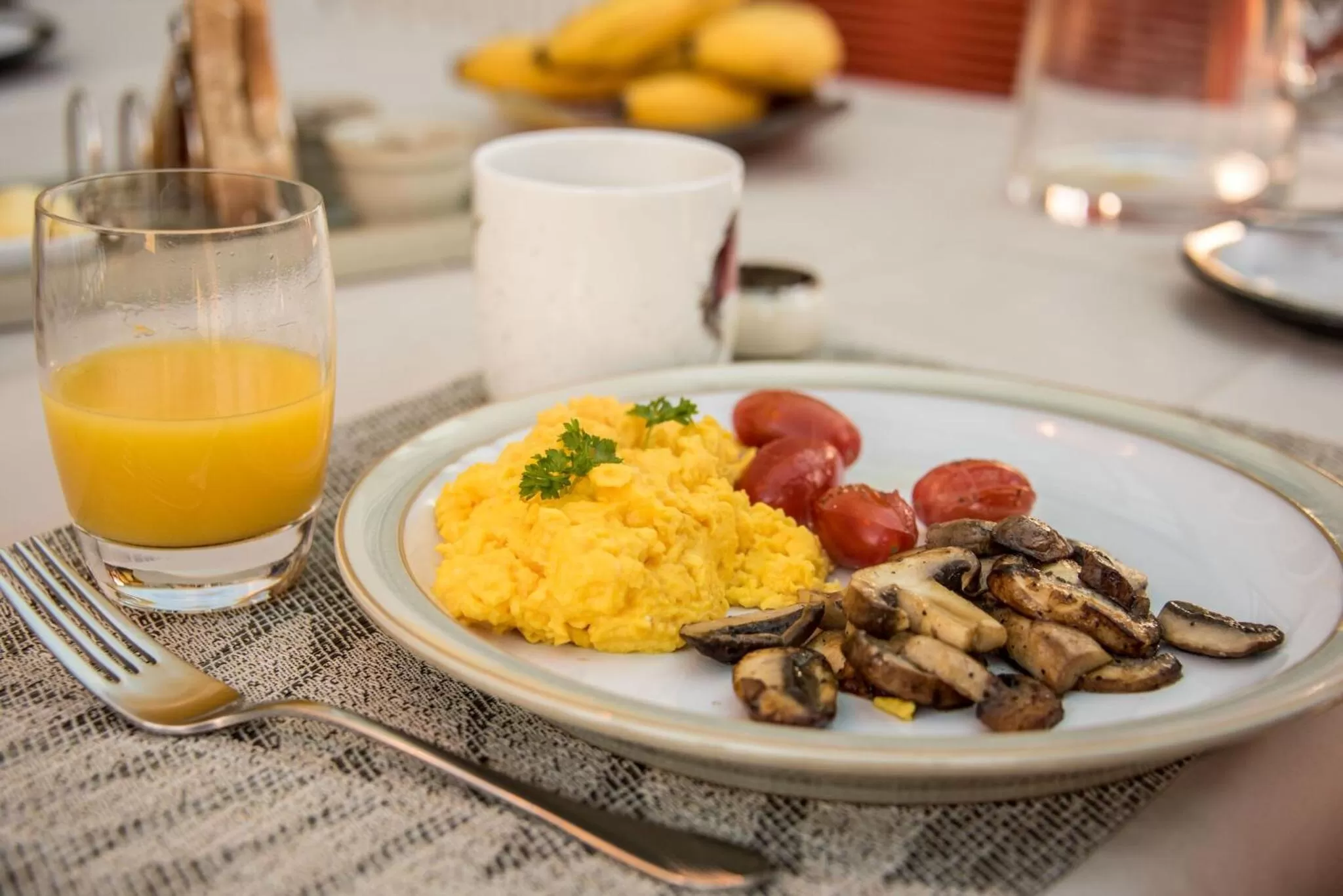 Food close-up in St Leonards Farmhouse