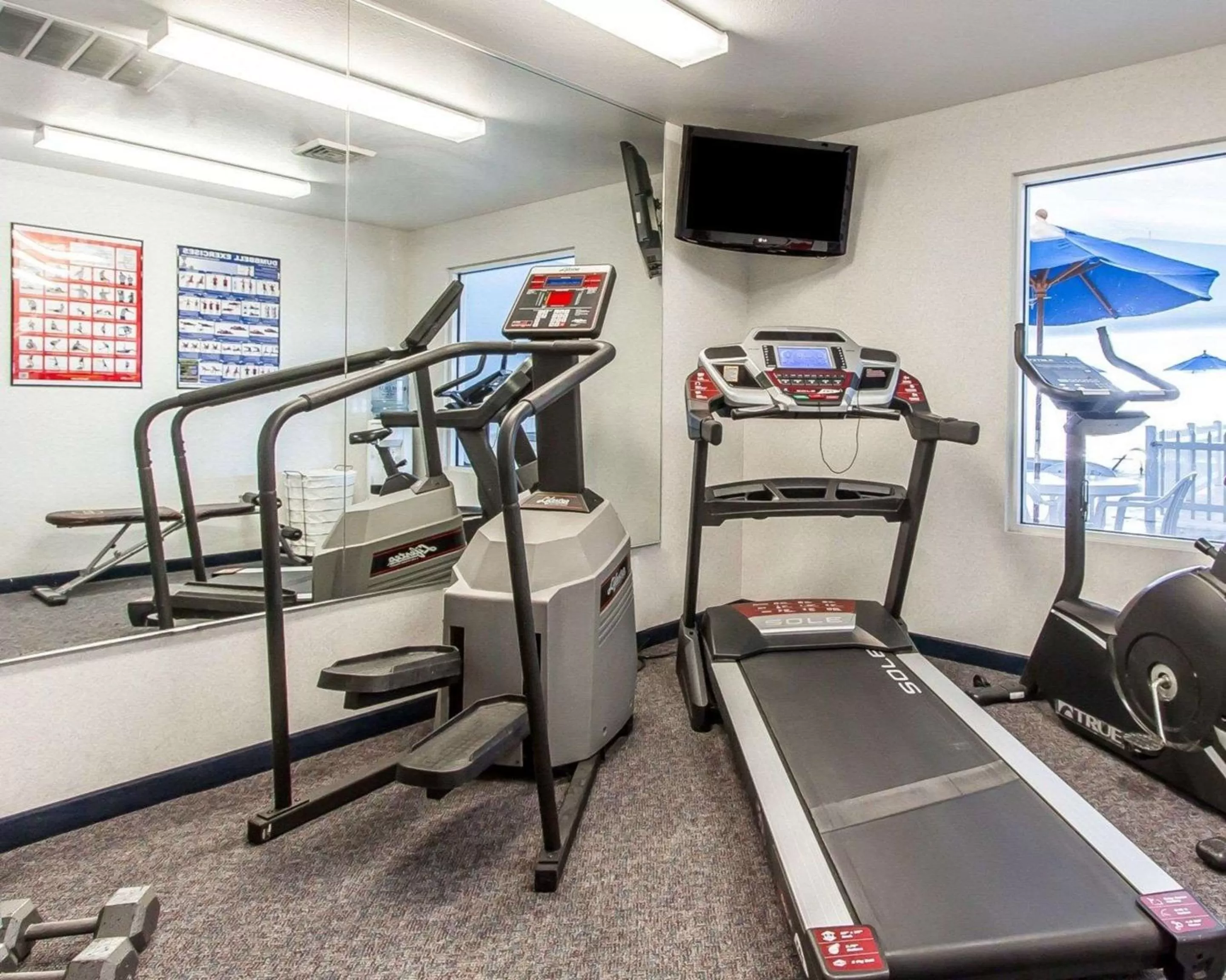 Fitness centre/facilities in Quality Inn & Suites Fort Madison near Hwy 61