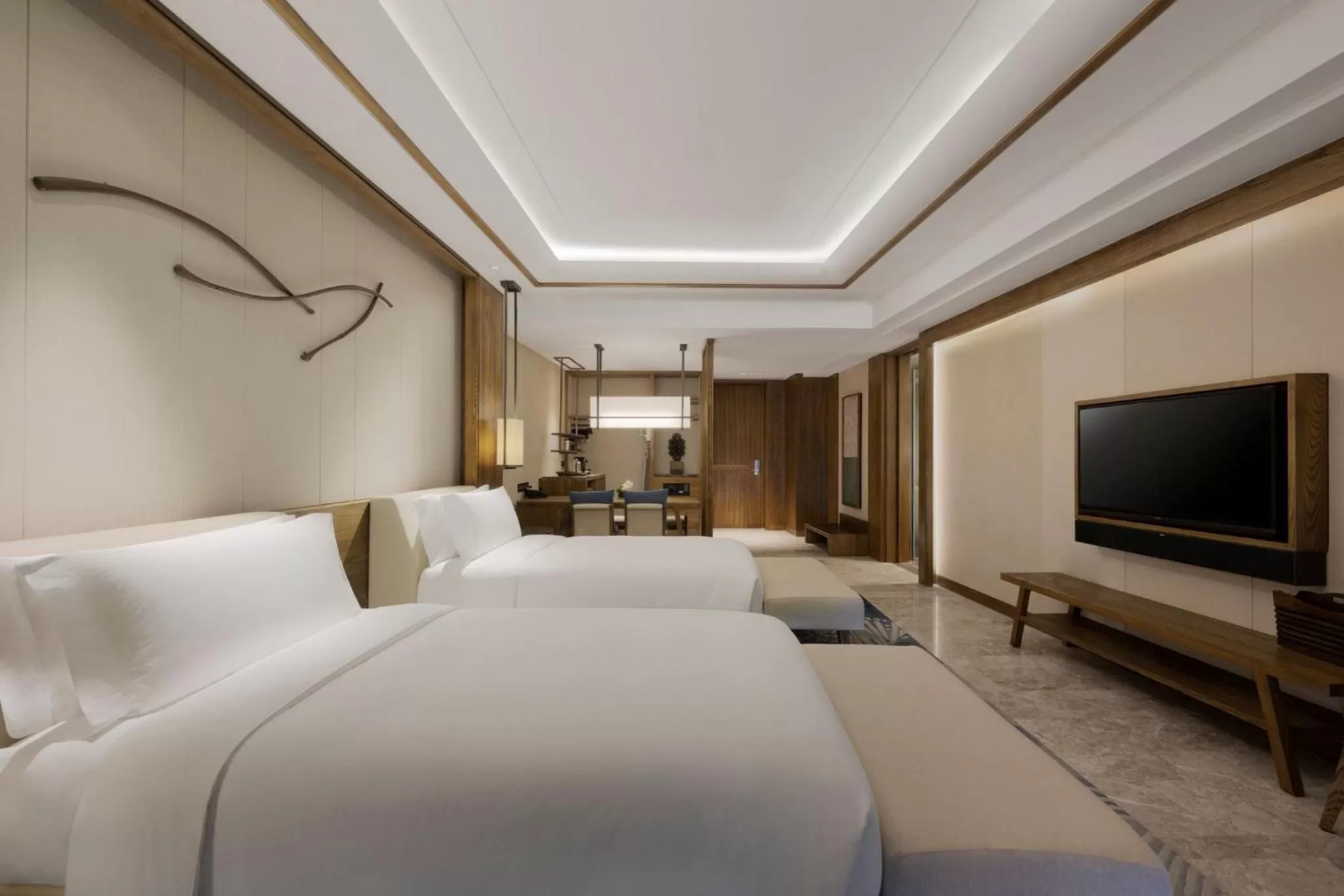 Photo of the whole room, Bed in InterContinental Sanya Haitang Bay Resort by IHG