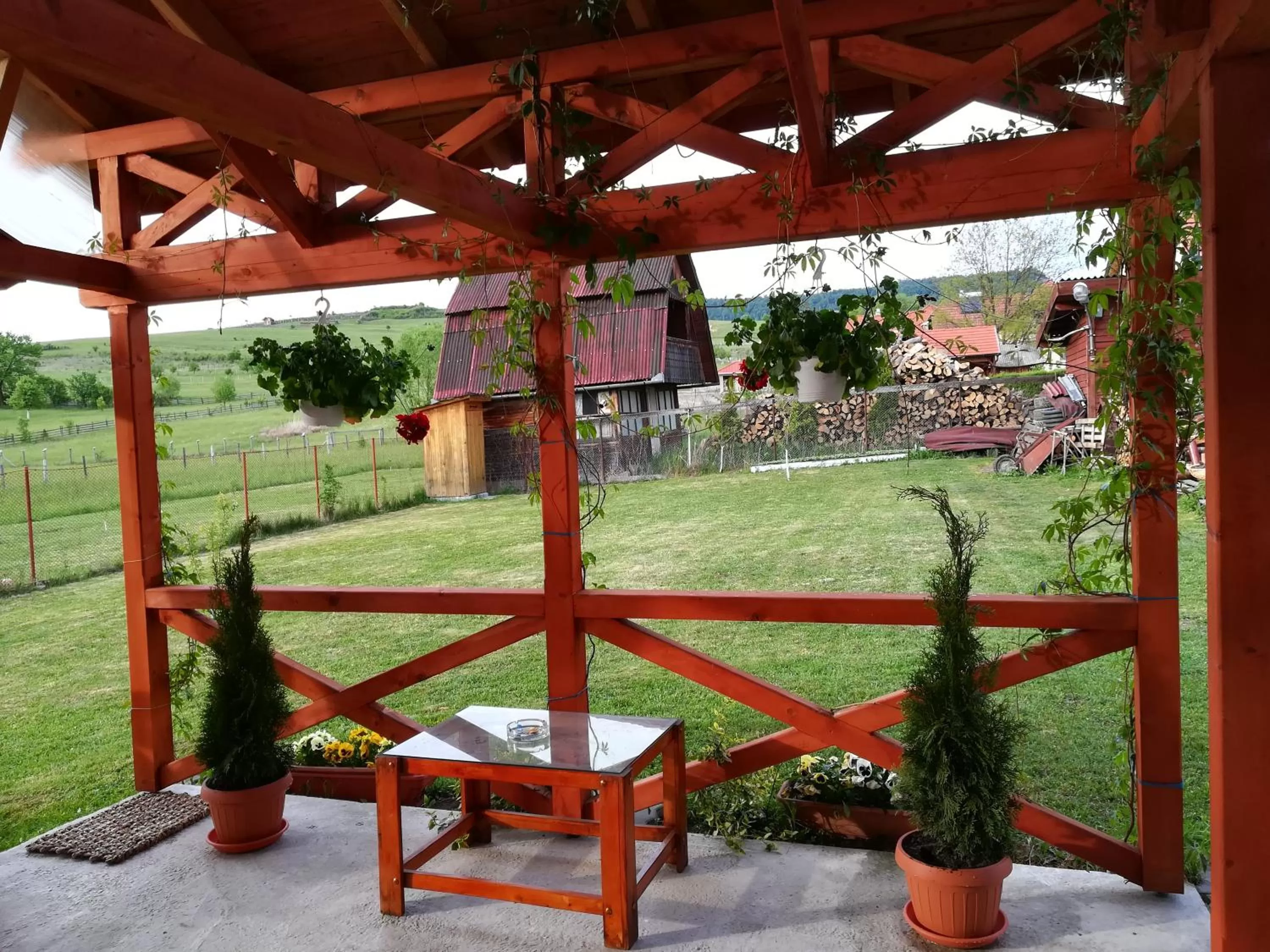 Garden view in Nárcisz B&B