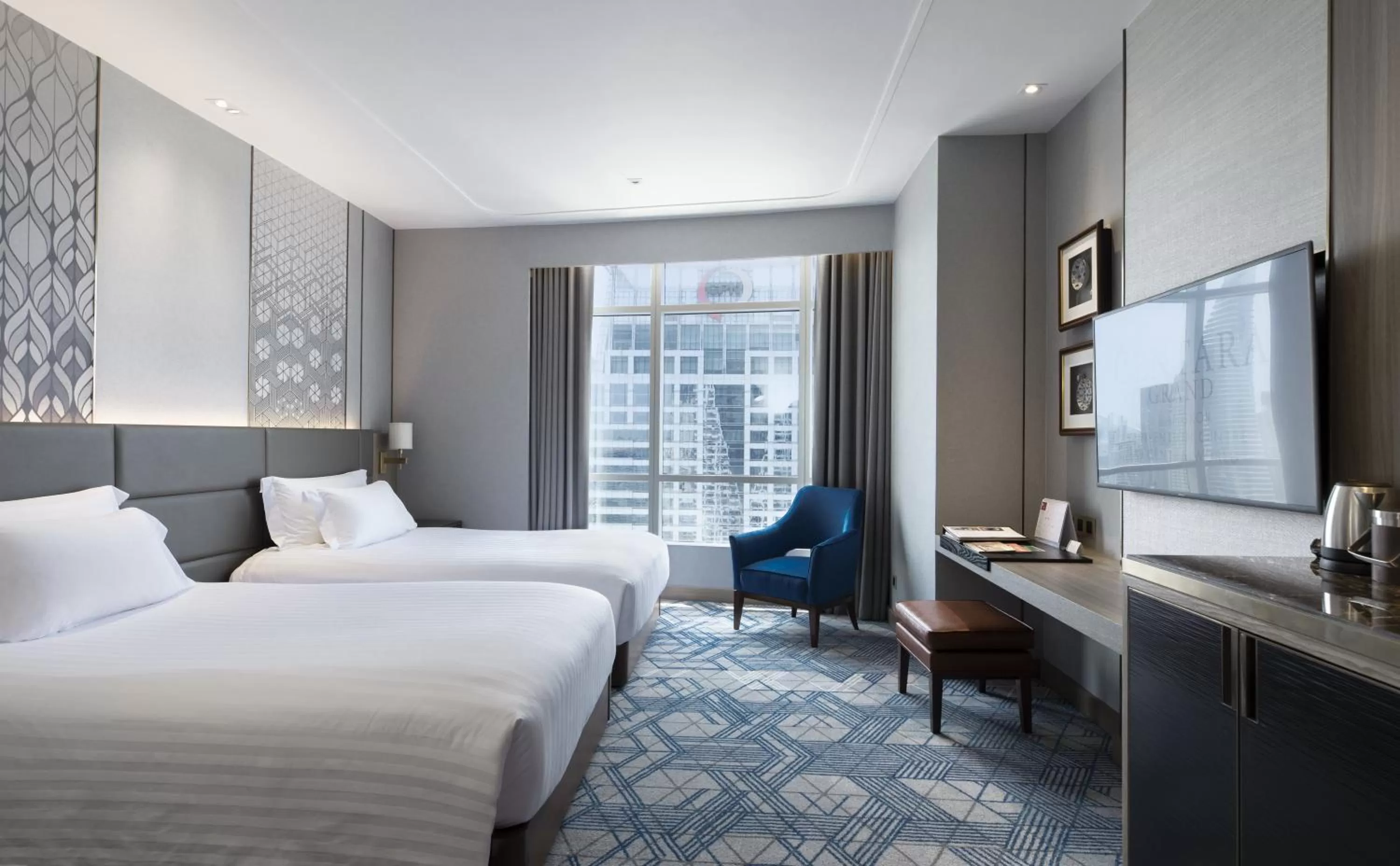 Bedroom, Bed in Centara Grand At CentralWorld