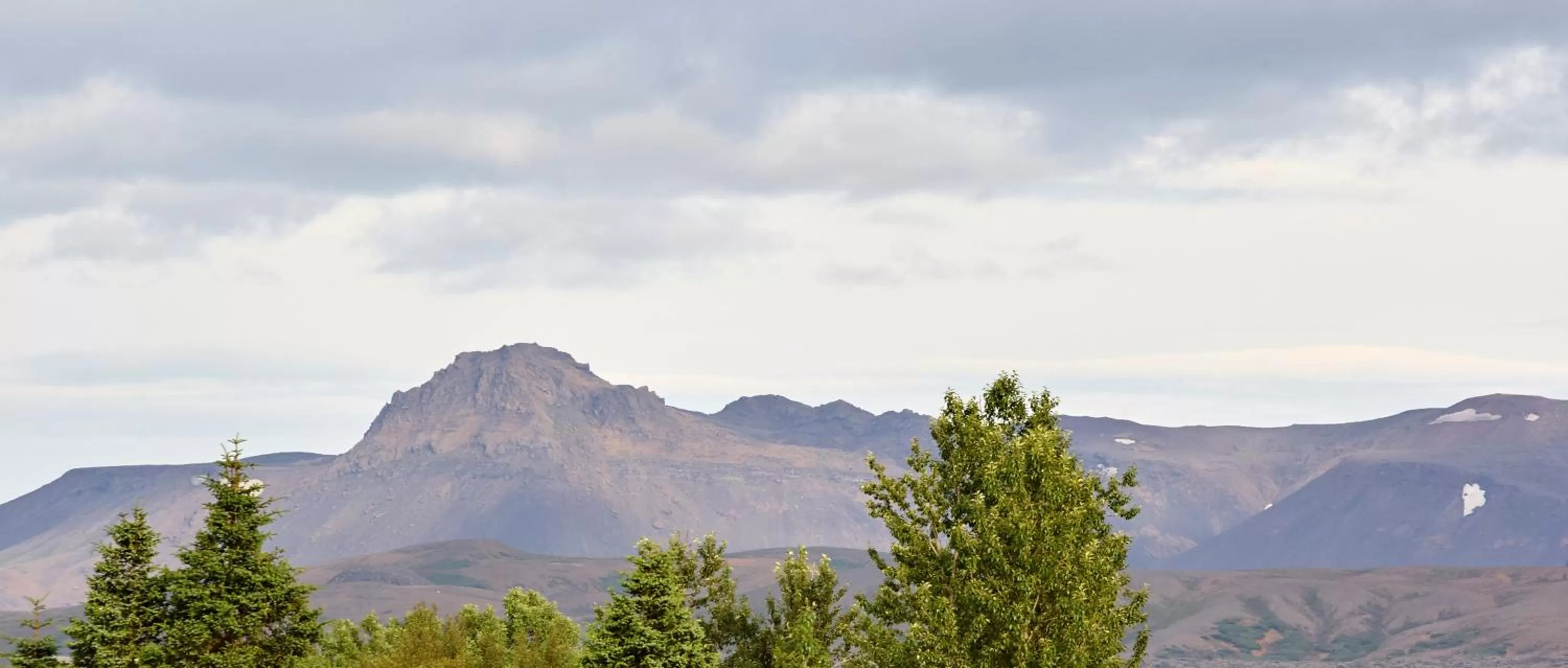 Mountain view in Hótel Heiðmörk