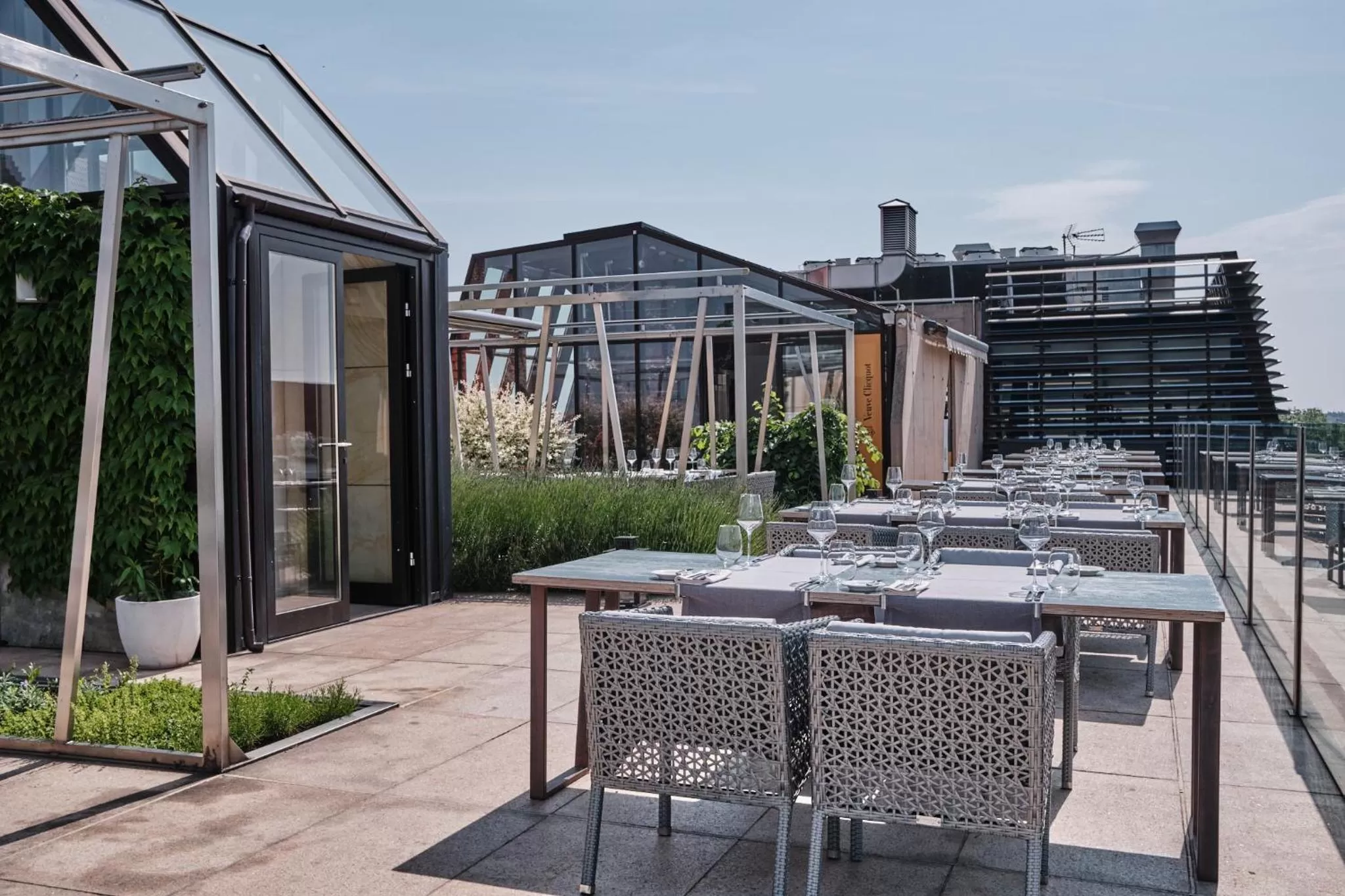 Patio in Hotel Monopol