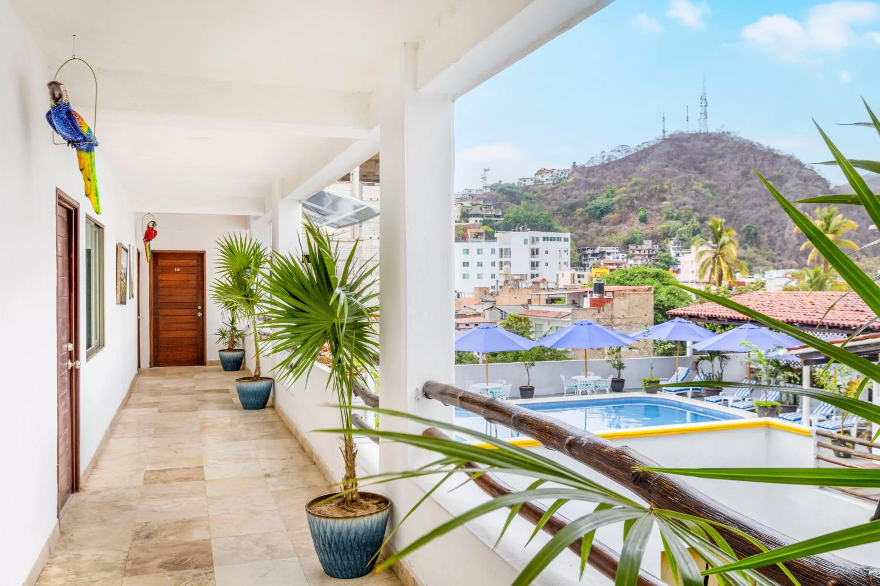 Property building in Hotel Pueblito Vallarta