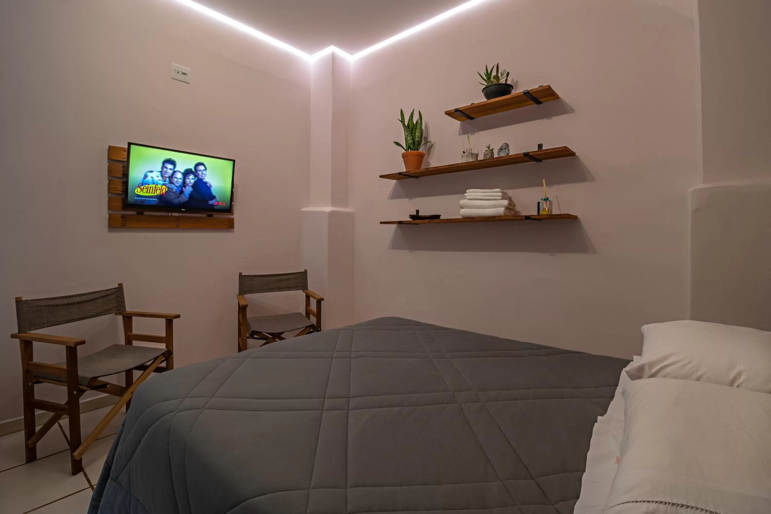 Bed in Suítes no Quintal